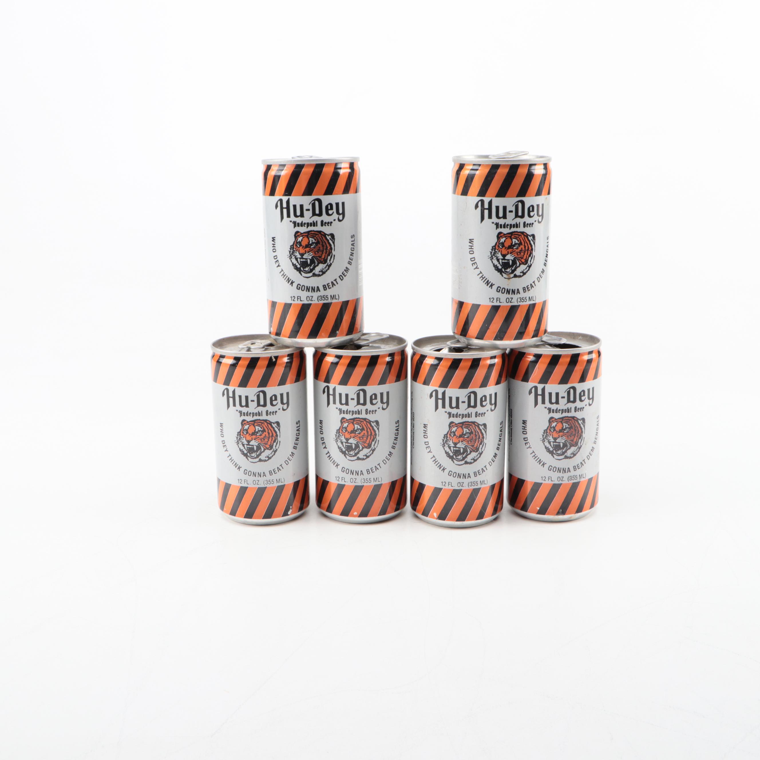 Cincinnati Bengals Super Bowl 23 Stained Glass Panel, Hu-Dey Bengals Beer Cans