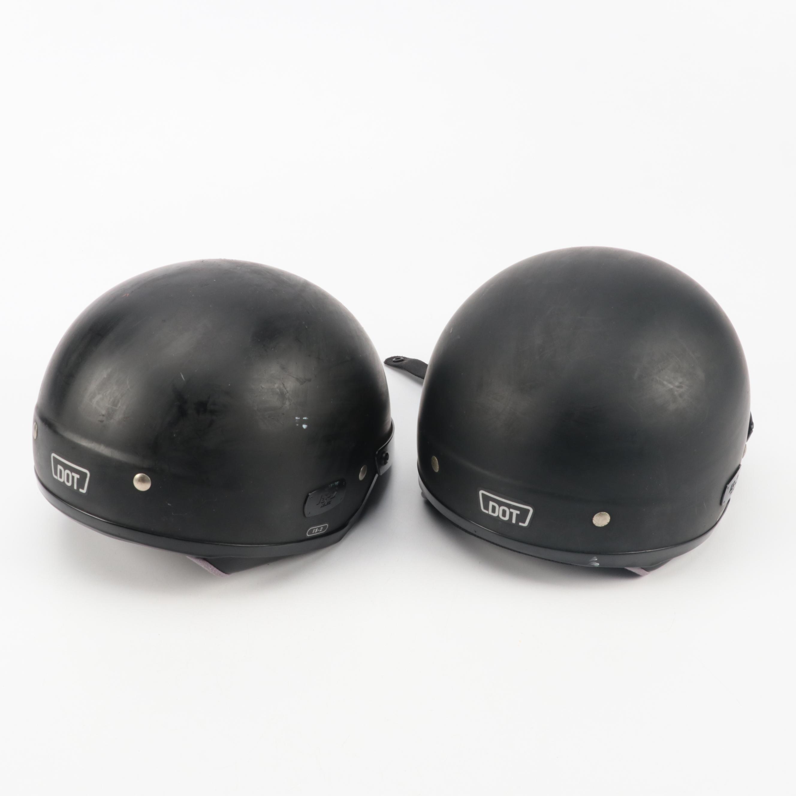 2009 Honda Ruckus Scooter in Red with HJC Half-Shell Helmets