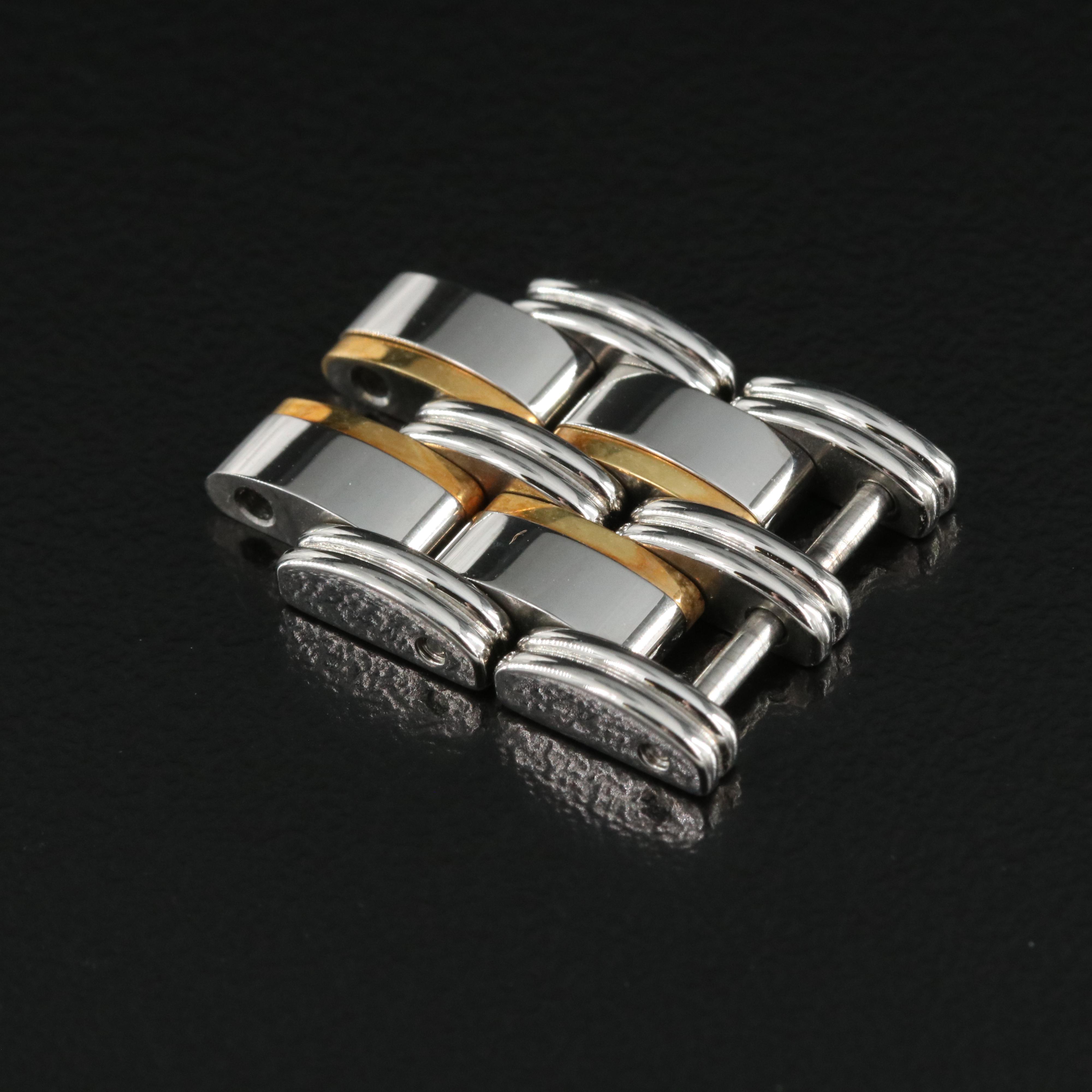 18K and Stainless Steel Cyma Swiss Quartz Watch