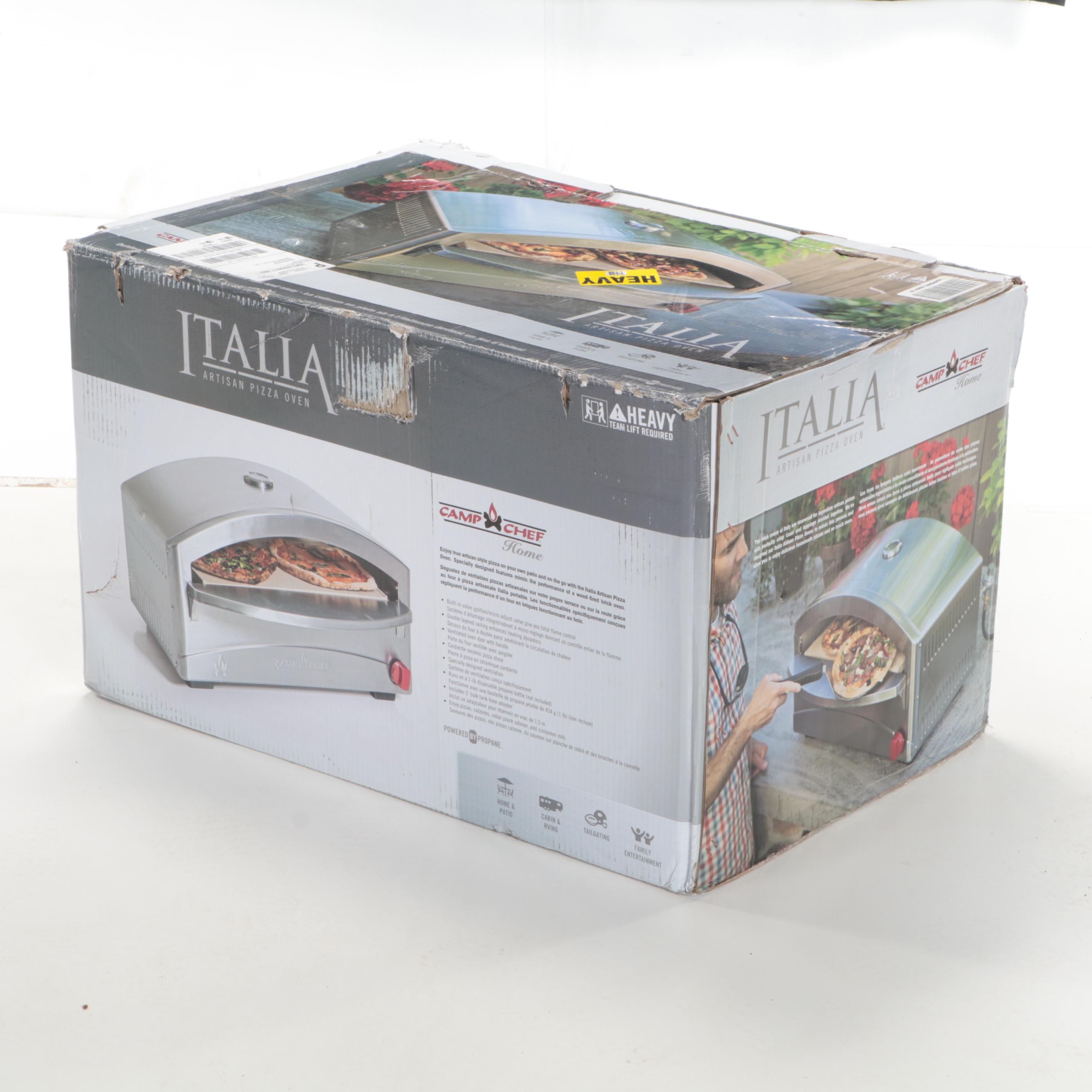 Italia Camp Chef Propane Powered Portable Artisan Pizza Oven