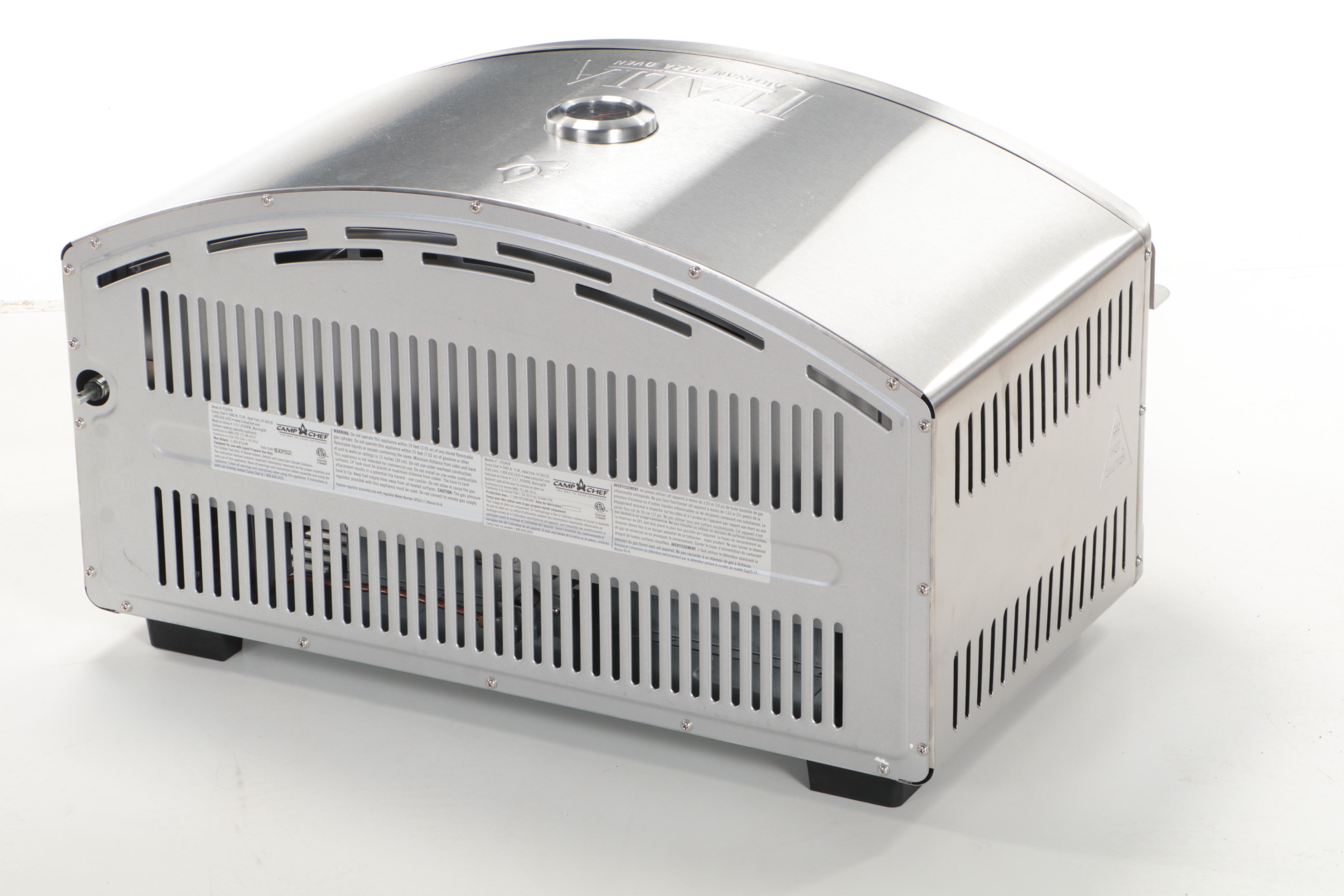 Italia Camp Chef Propane Powered Portable Artisan Pizza Oven