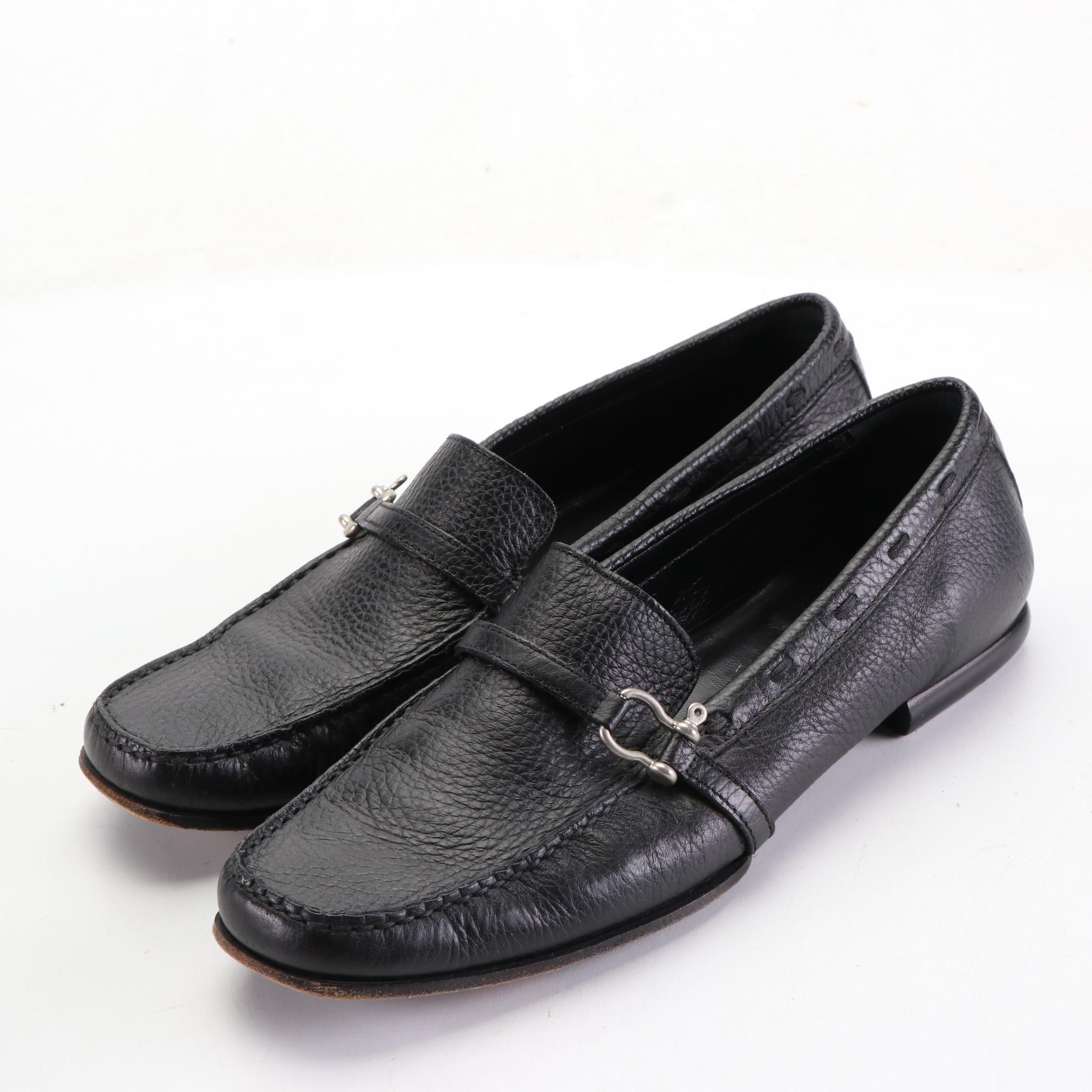 Prada Suede and Burberry Leather Loafers