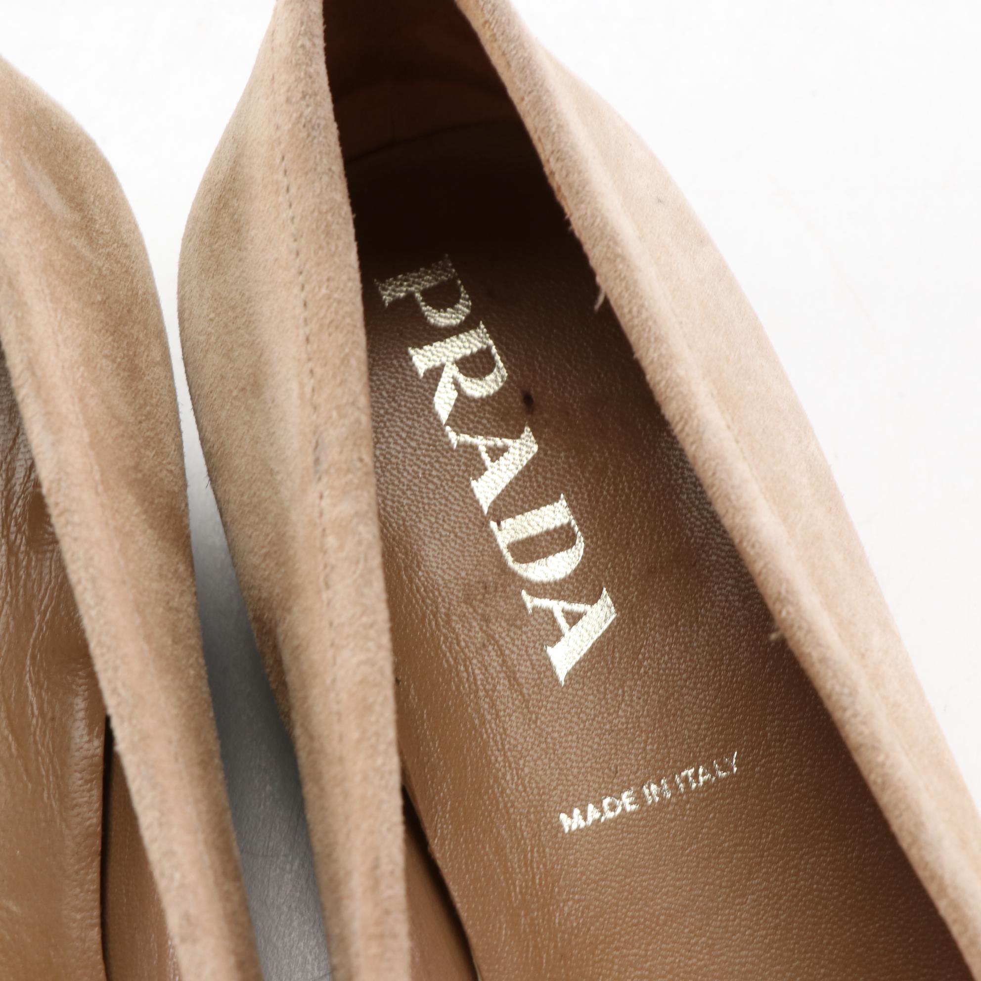 Prada Suede and Burberry Leather Loafers