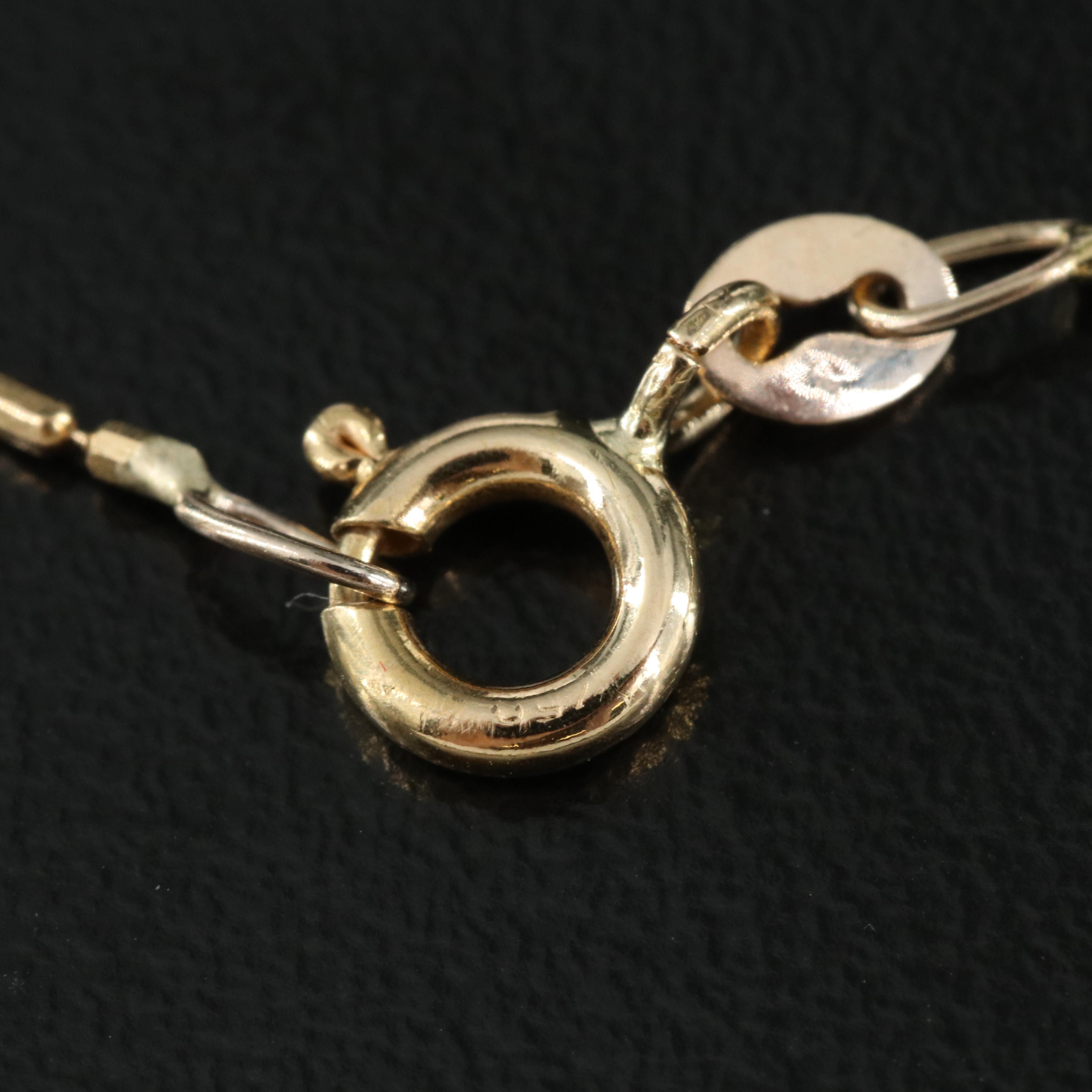 18K Bead Chain Necklace