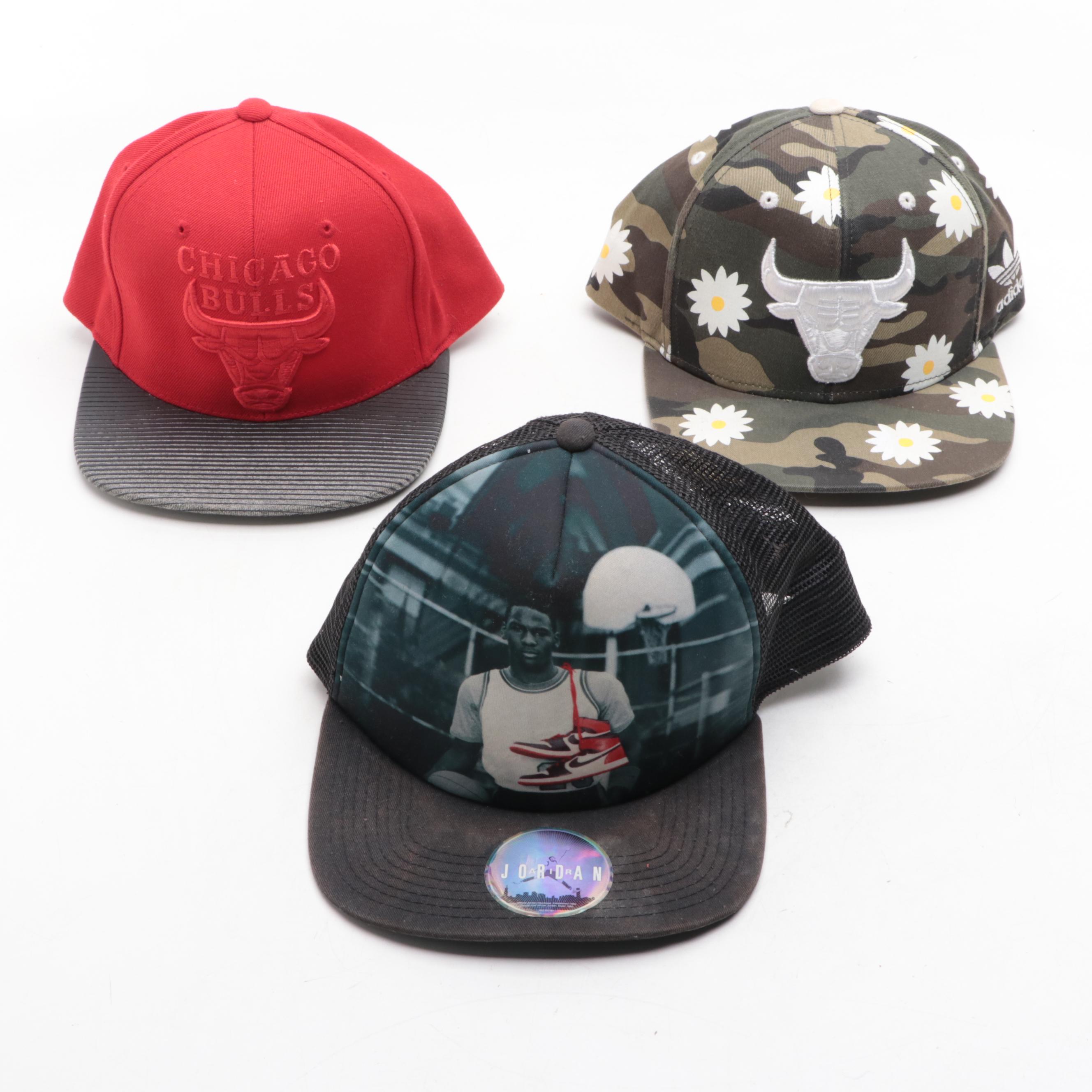 1991 Upper Deck Graded PSA with More Michael Jordan Cards and Bulls Hats