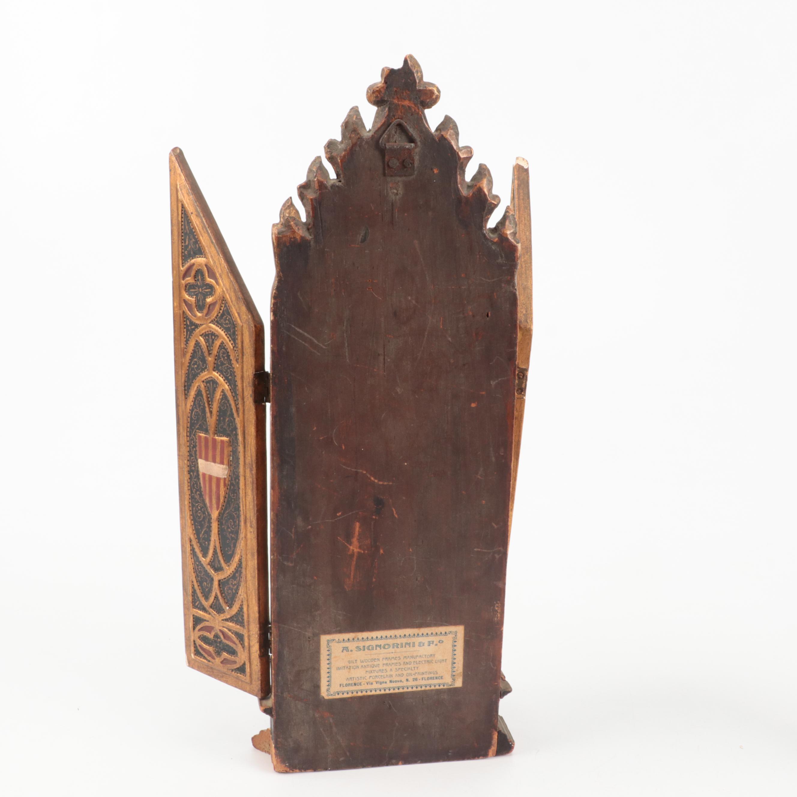 Chromolithograph Christian Retablo and More