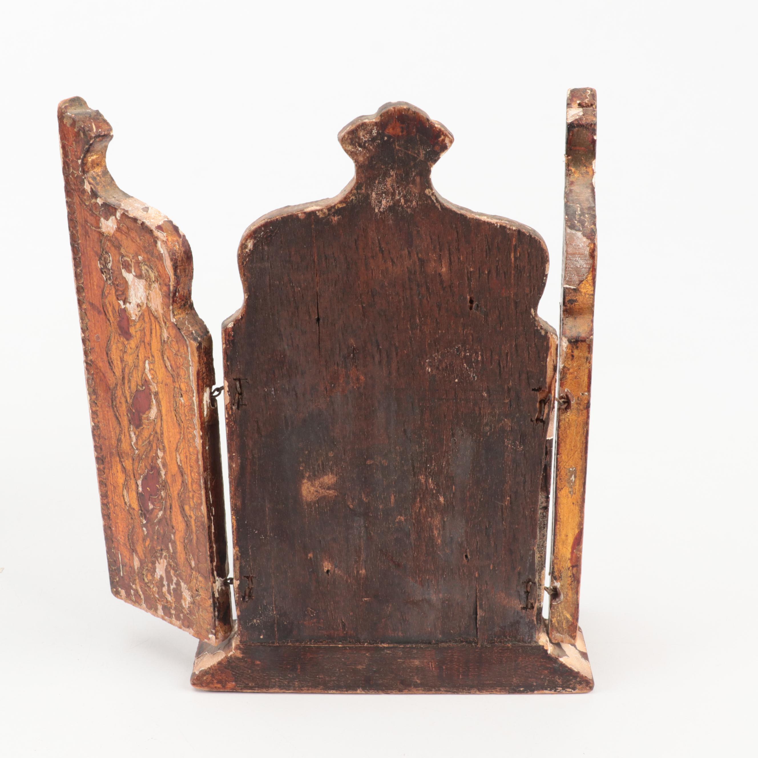 Chromolithograph Christian Retablo and More