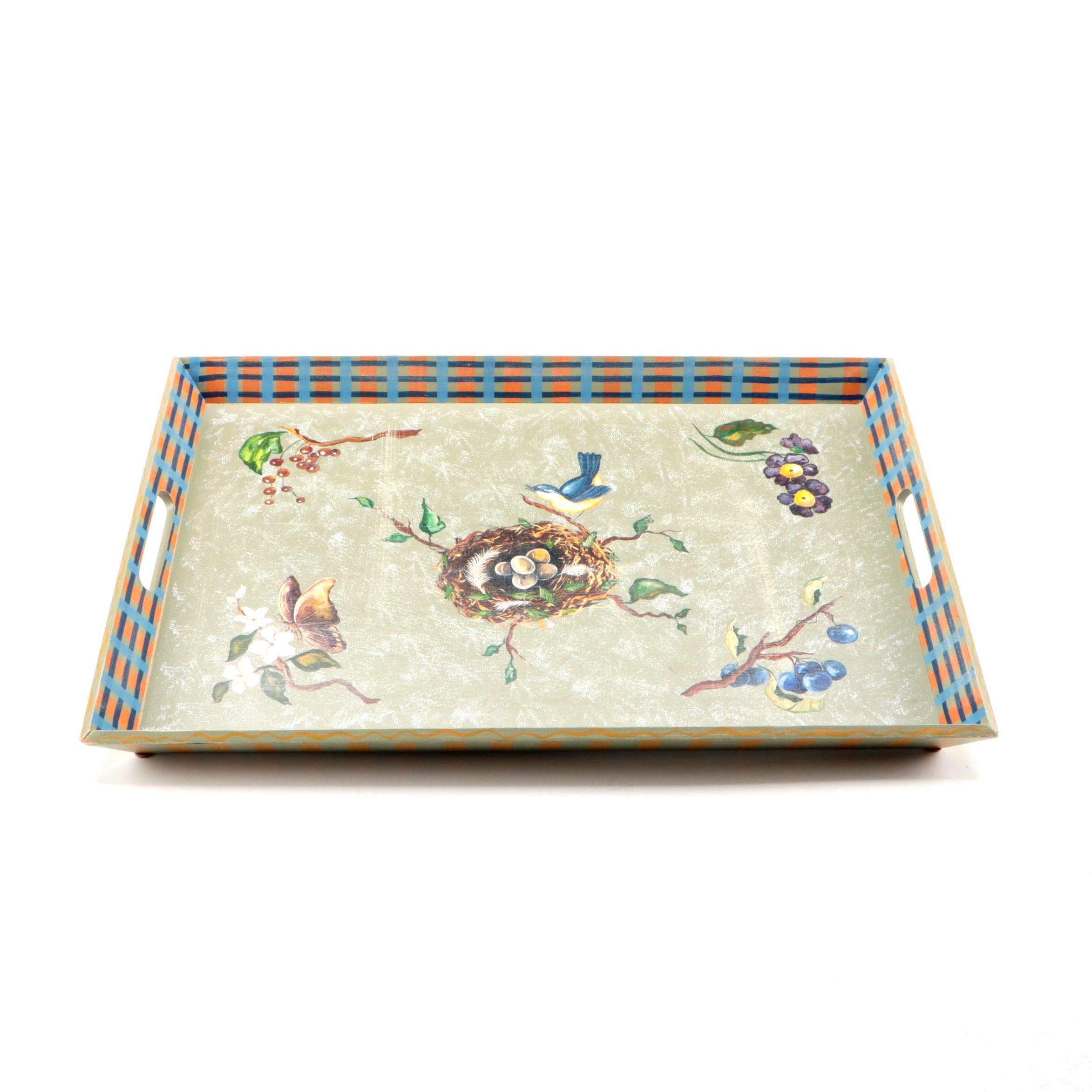 Tracy Porter for Stonehouse Farm Goods Hand-Painted Serving Tray