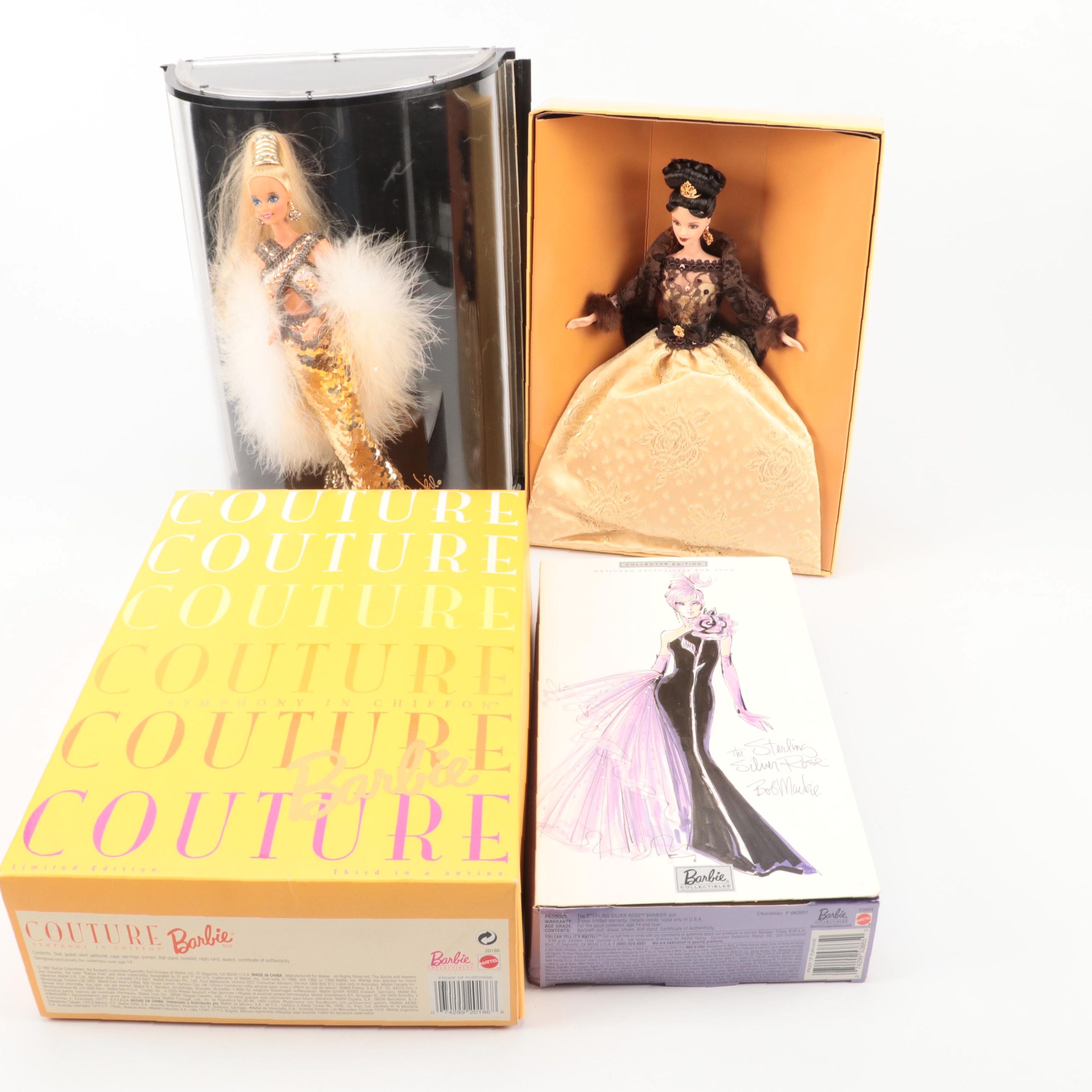 Bob Mackie and Oscar de la Renta Collector Barbie Dolls