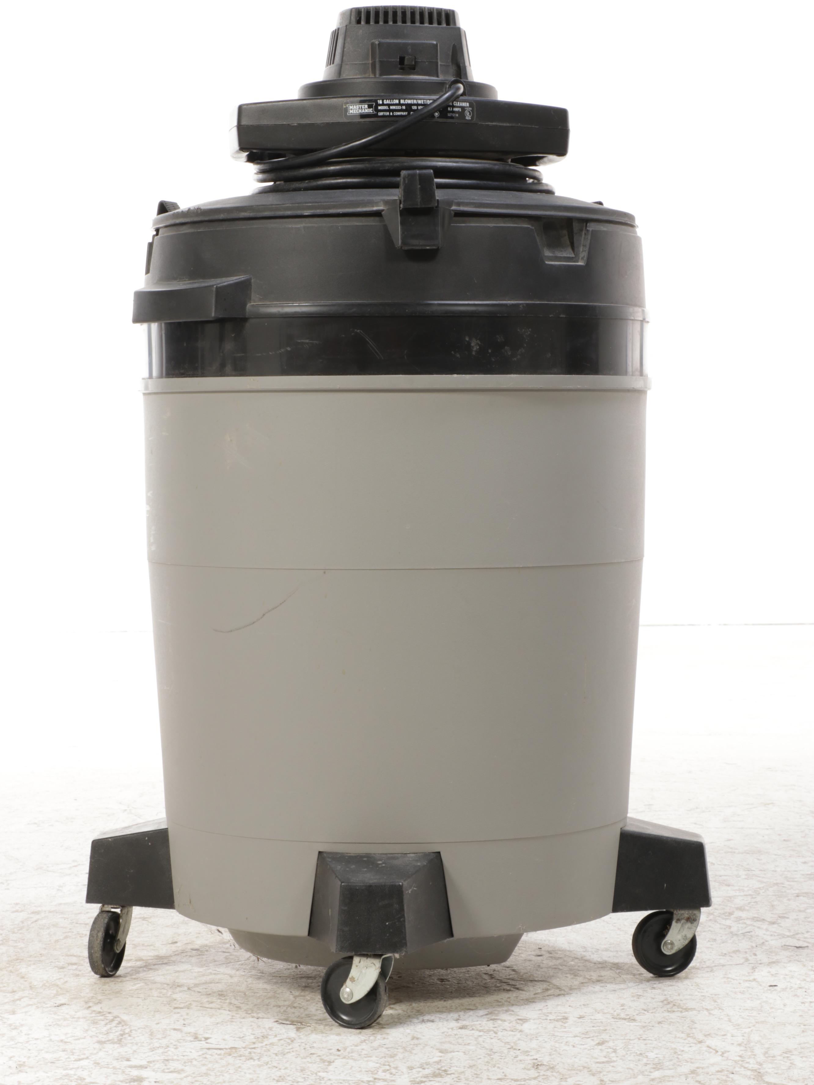 Master Mechanic 16-Gallon Portable Wet/Dry Vacuum