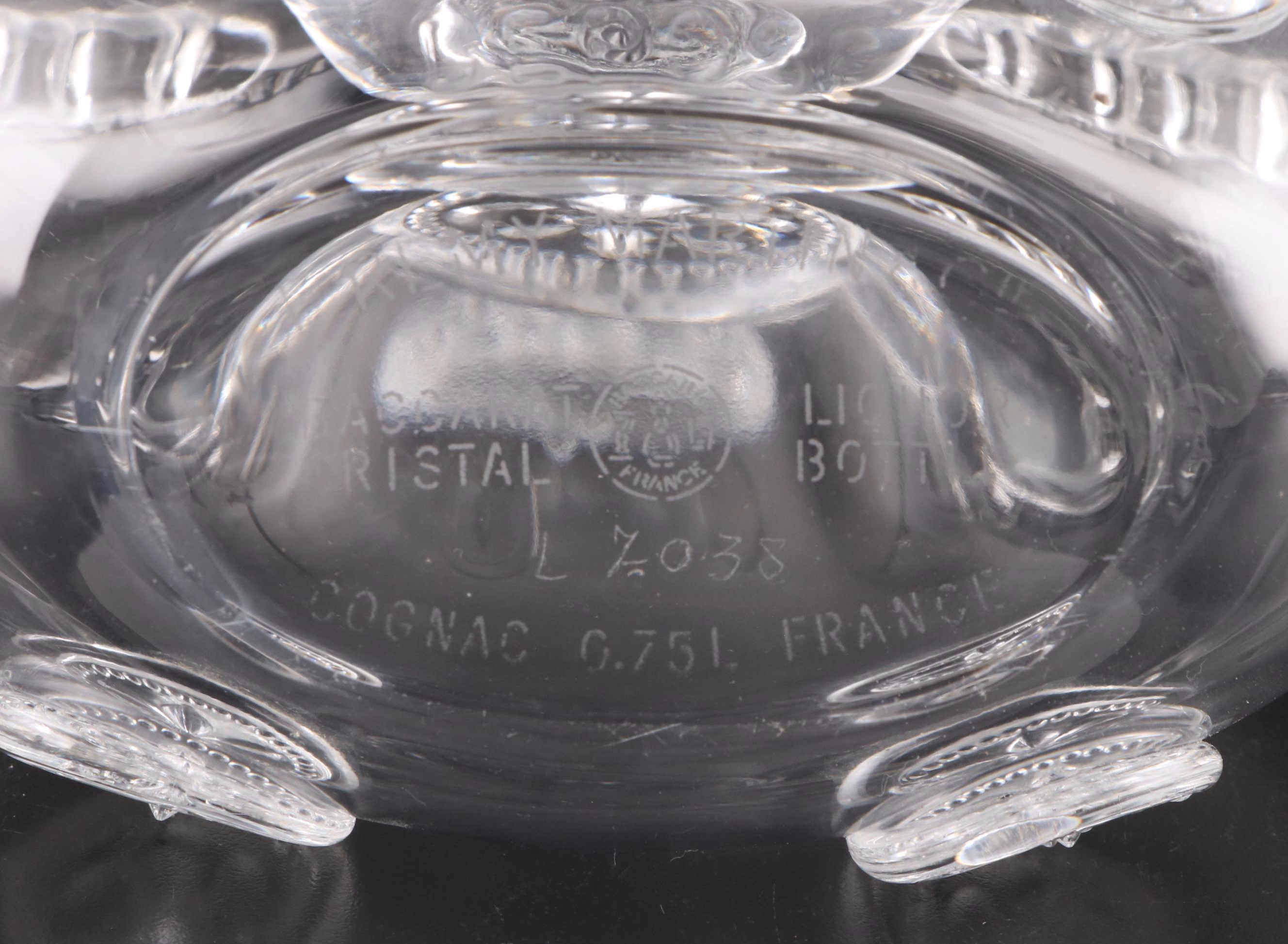 Baccarat "Rémy Martin" Crystal Cognac Bottle with Fleur-de-Lis Stopper