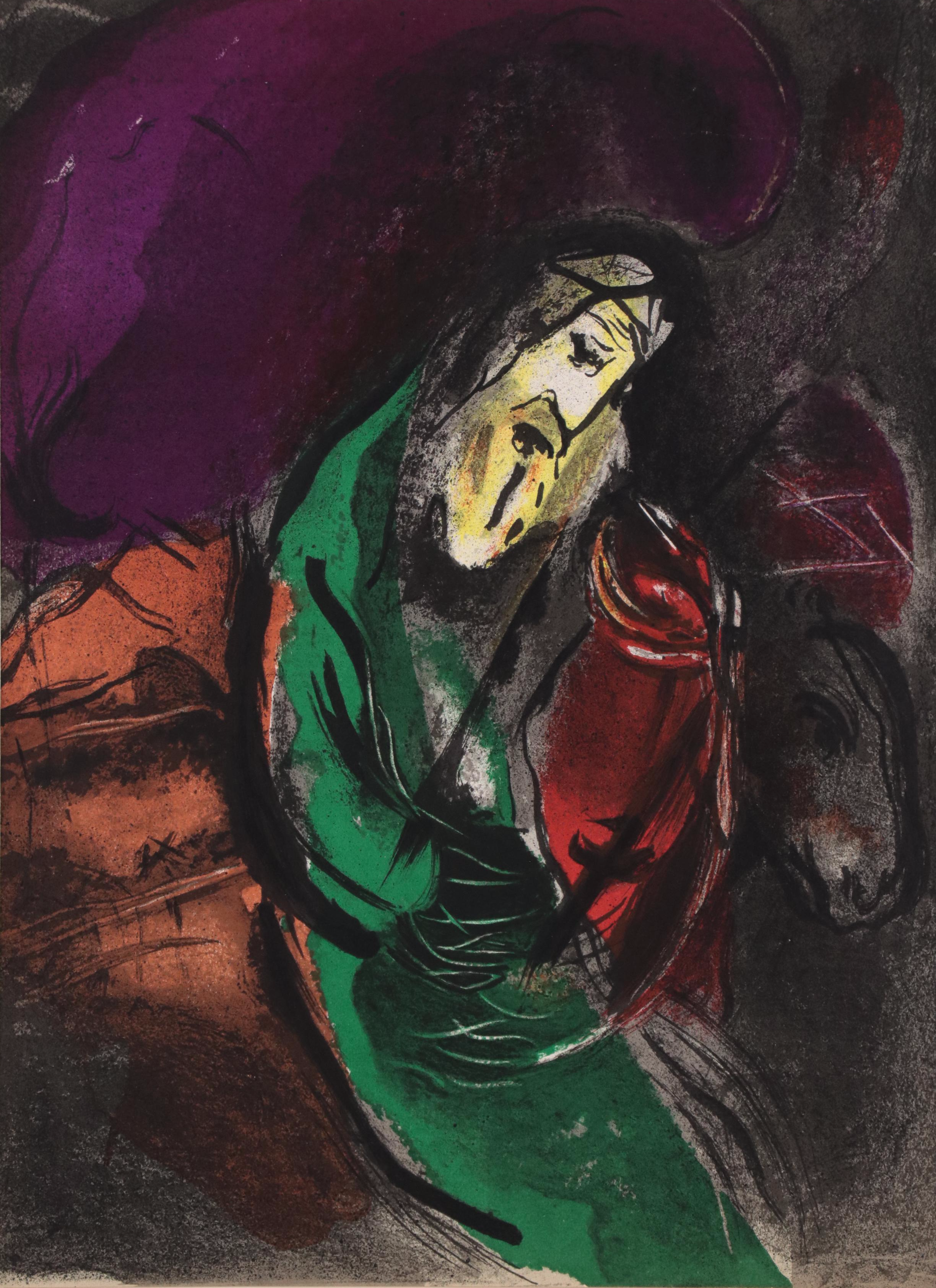 Marc Chagall Lithograph "The Prophet Jeremiah"