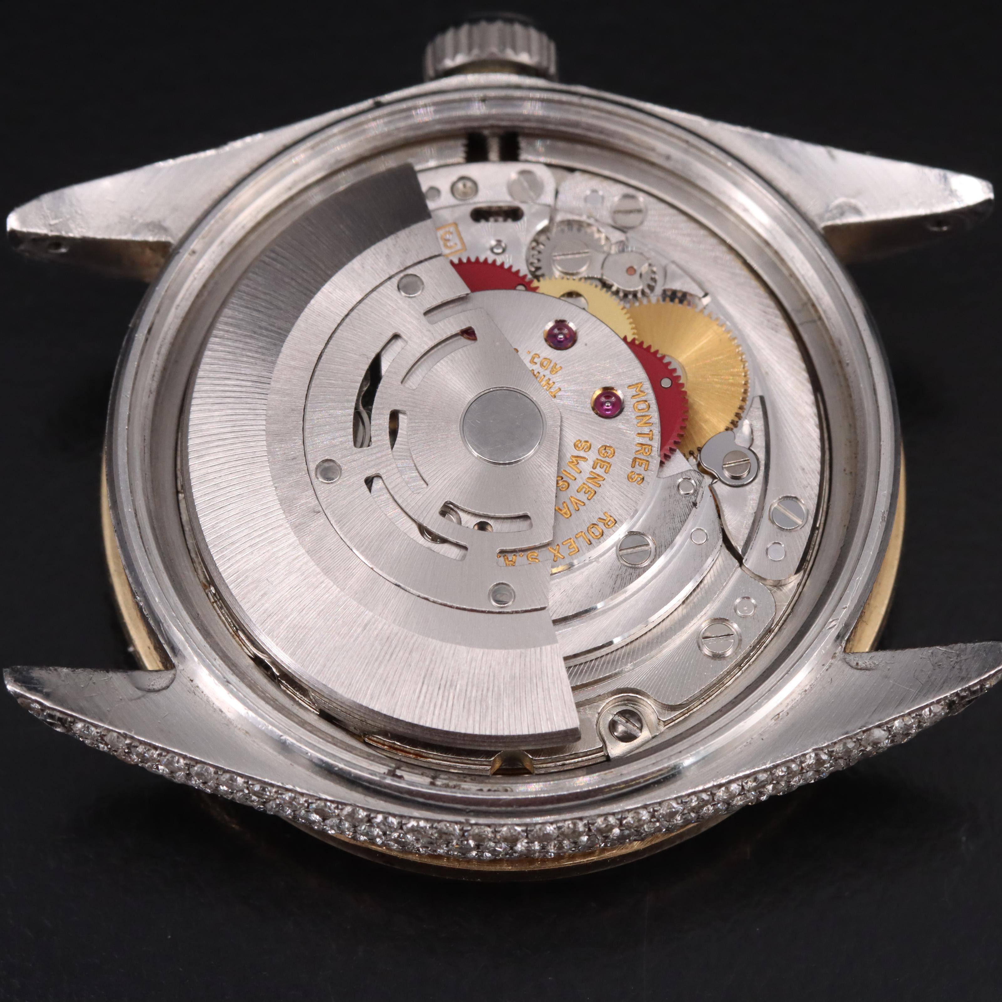 1982 Rolex Custom 9.31 CTW Diamond Datejust Automatic Watch