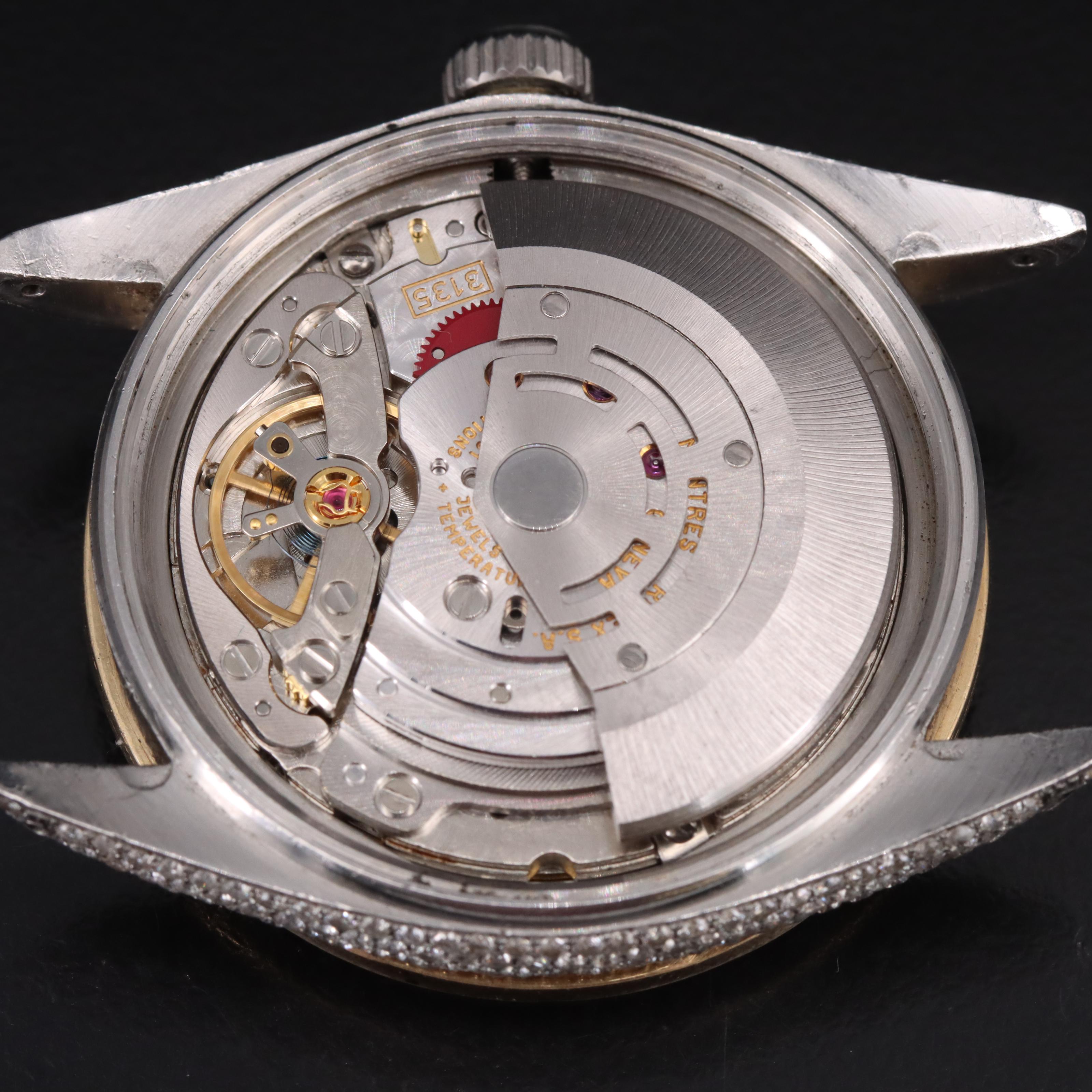 1982 Rolex Custom 9.31 CTW Diamond Datejust Automatic Watch