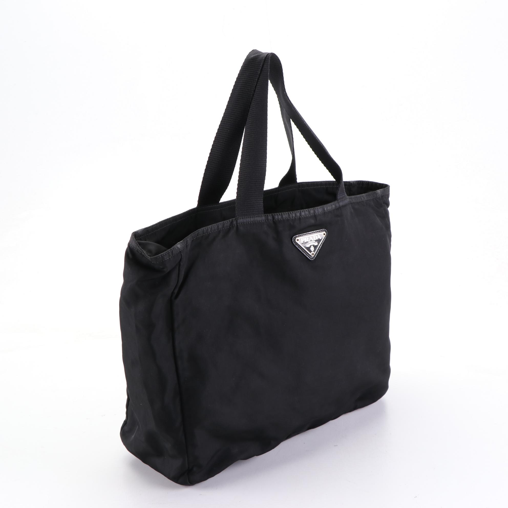 Prada Tessuto Tote Bag in Black Nylon