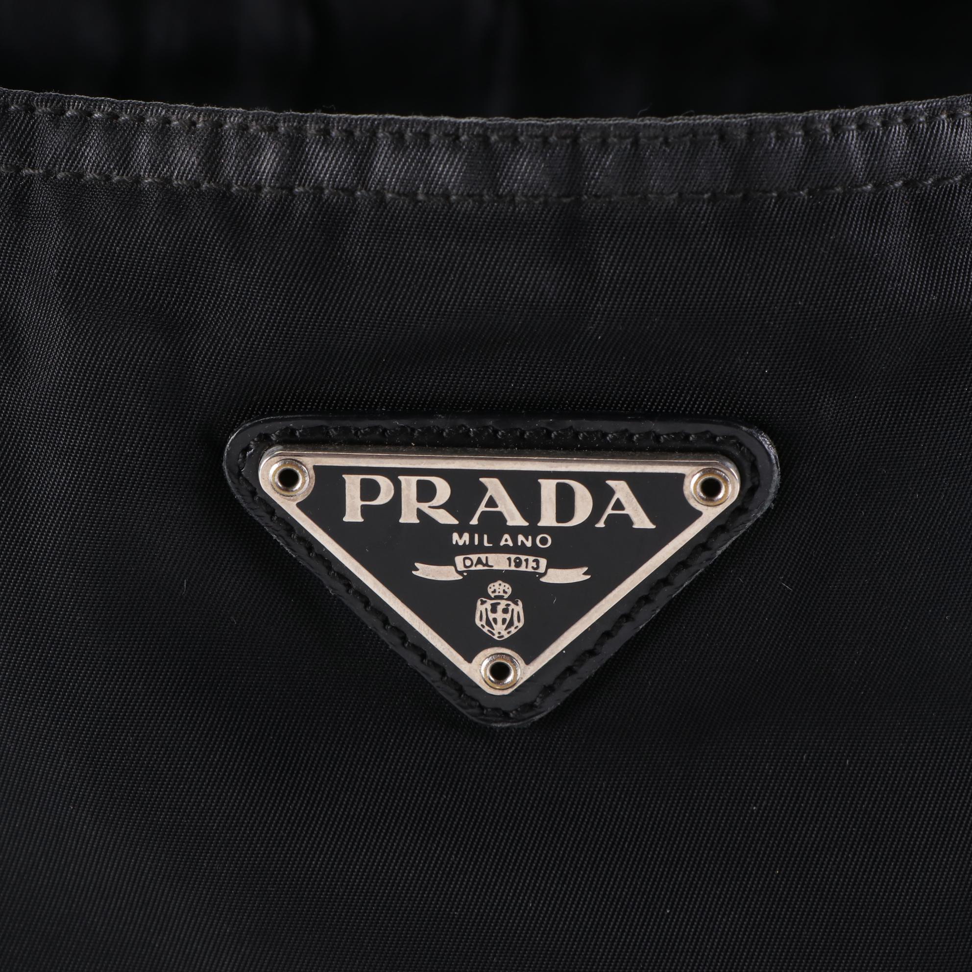 Prada Tessuto Tote Bag in Black Nylon
