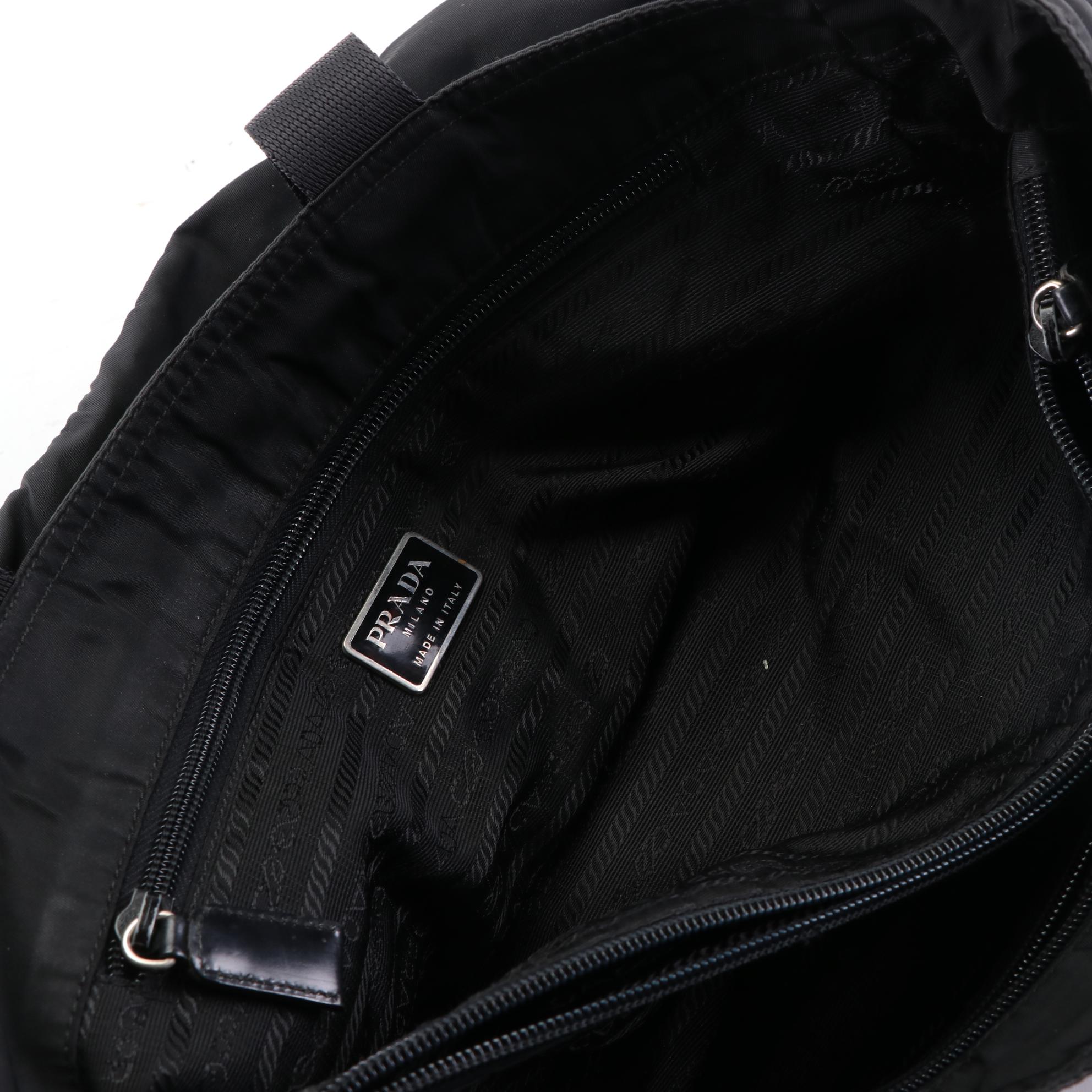 Prada Tessuto Tote Bag in Black Nylon