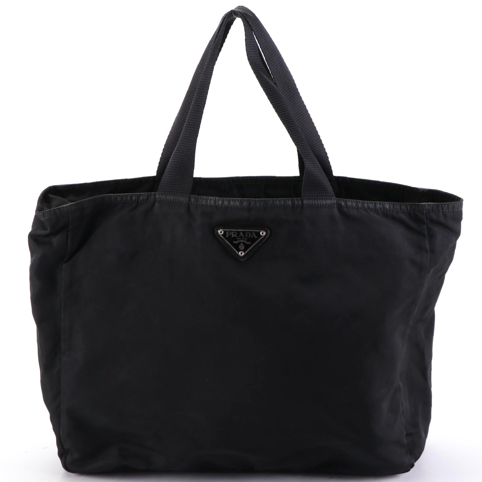 Prada Tessuto Tote Bag in Black Nylon