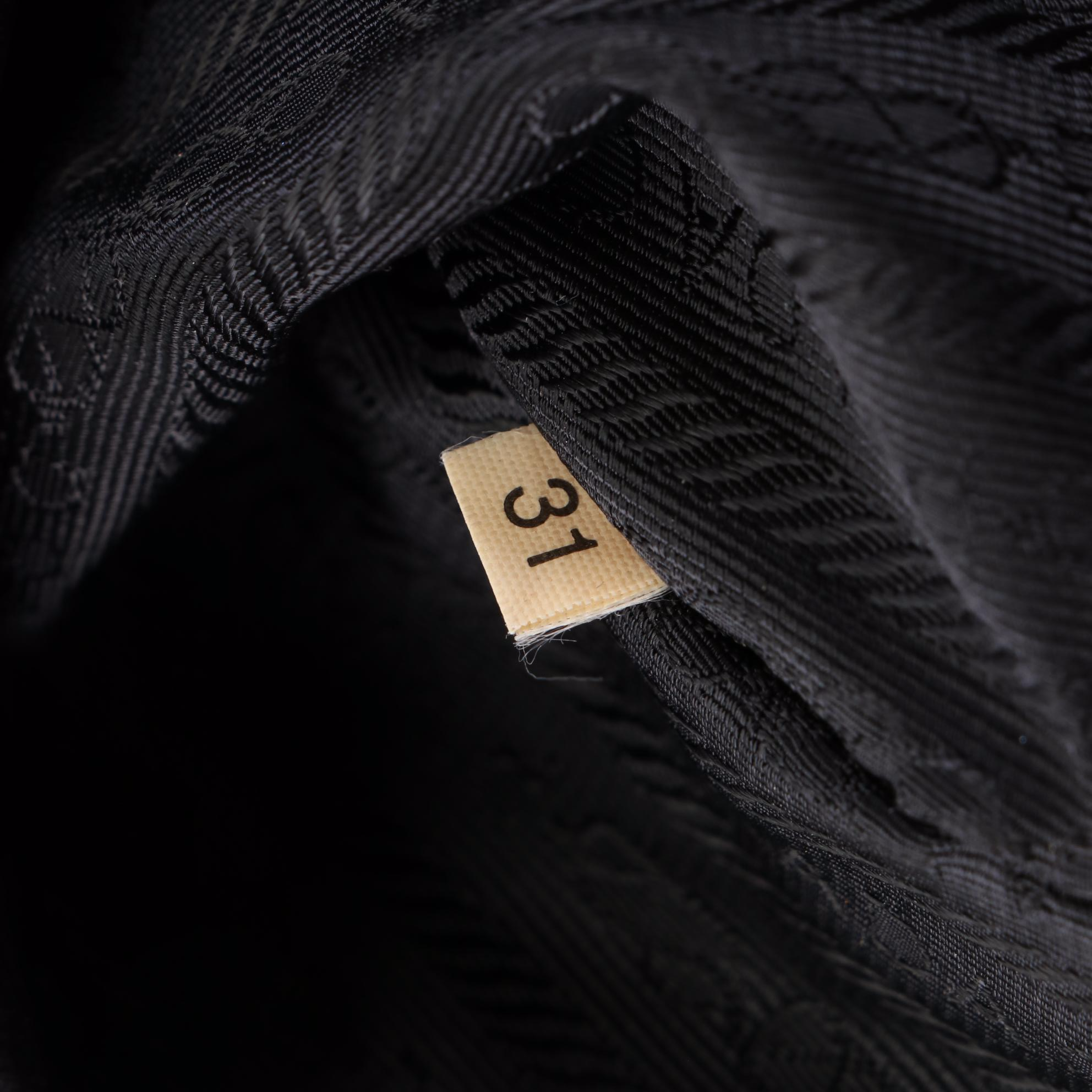 Prada Tessuto Zip Tote Bag in Black Nylon