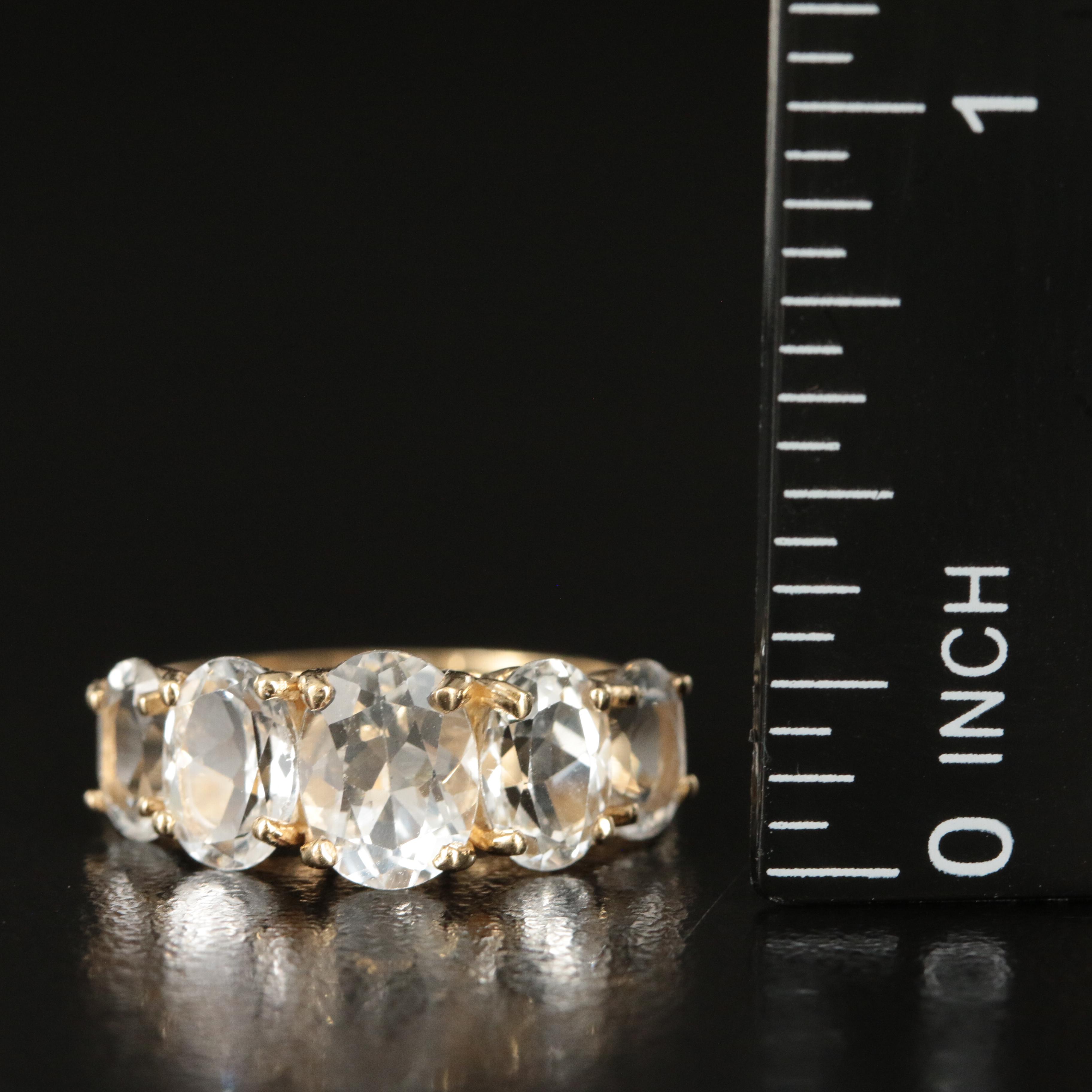 10K Topaz Ring