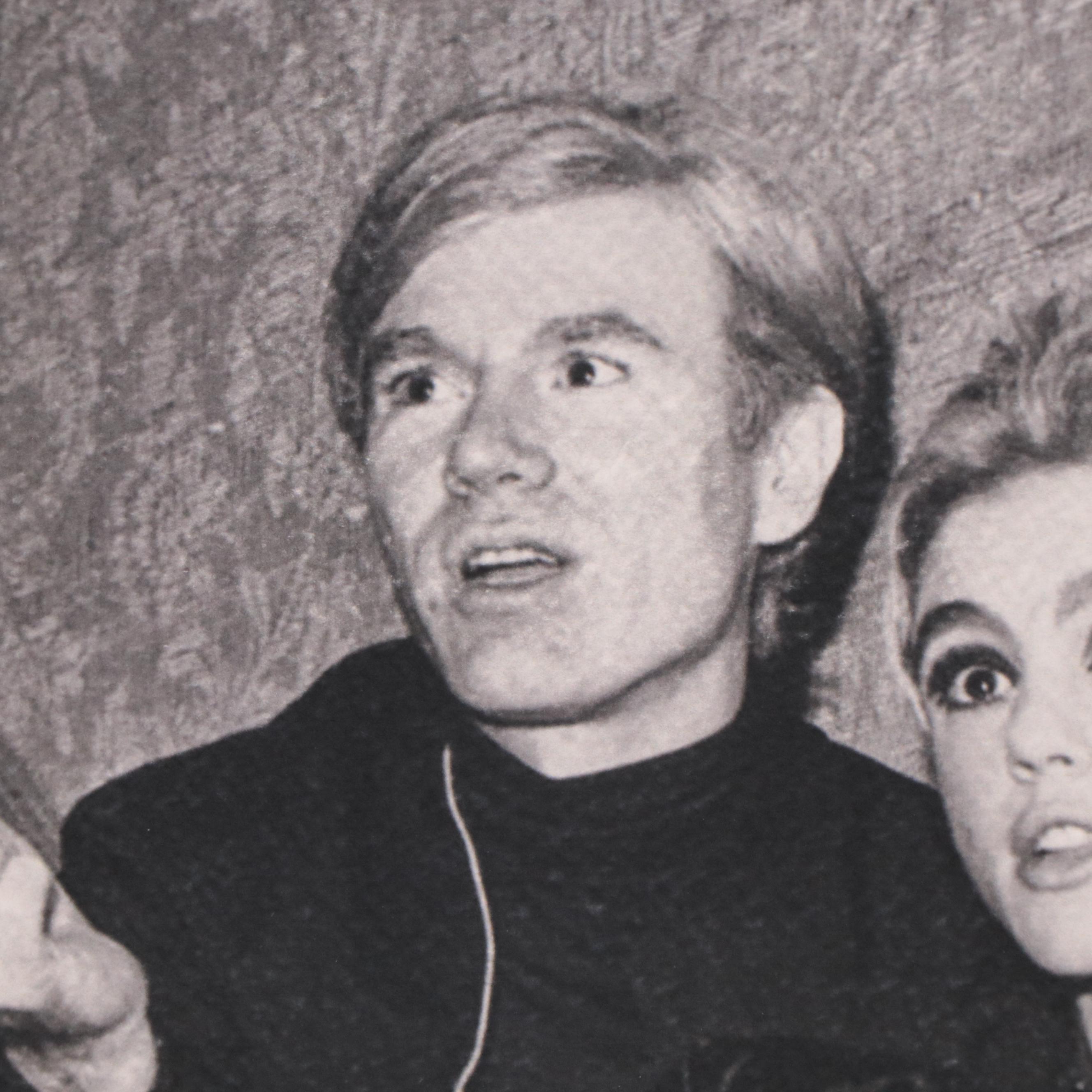 Missing Piece Pop Art Offset Lithograph of Andy Warhol and Edie Sedgwick, 2018