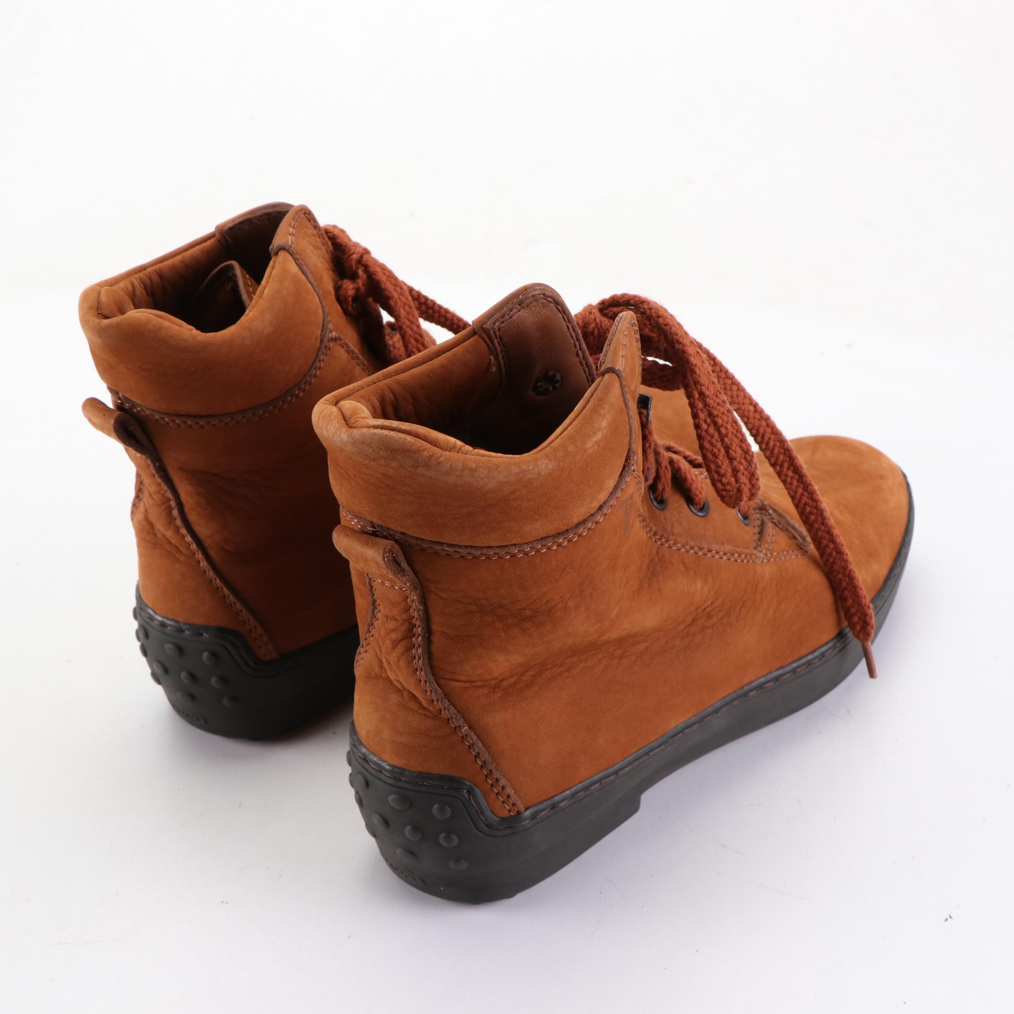 Prada Linea Rossa Suede Loafers and Leather Sneakers with Tod's Nubuck Boots