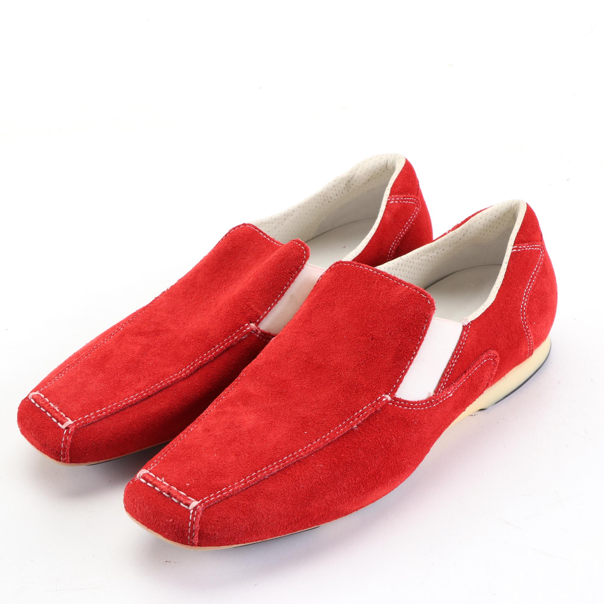 Prada Linea Rossa Suede Loafers and Leather Sneakers with Tod's Nubuck Boots