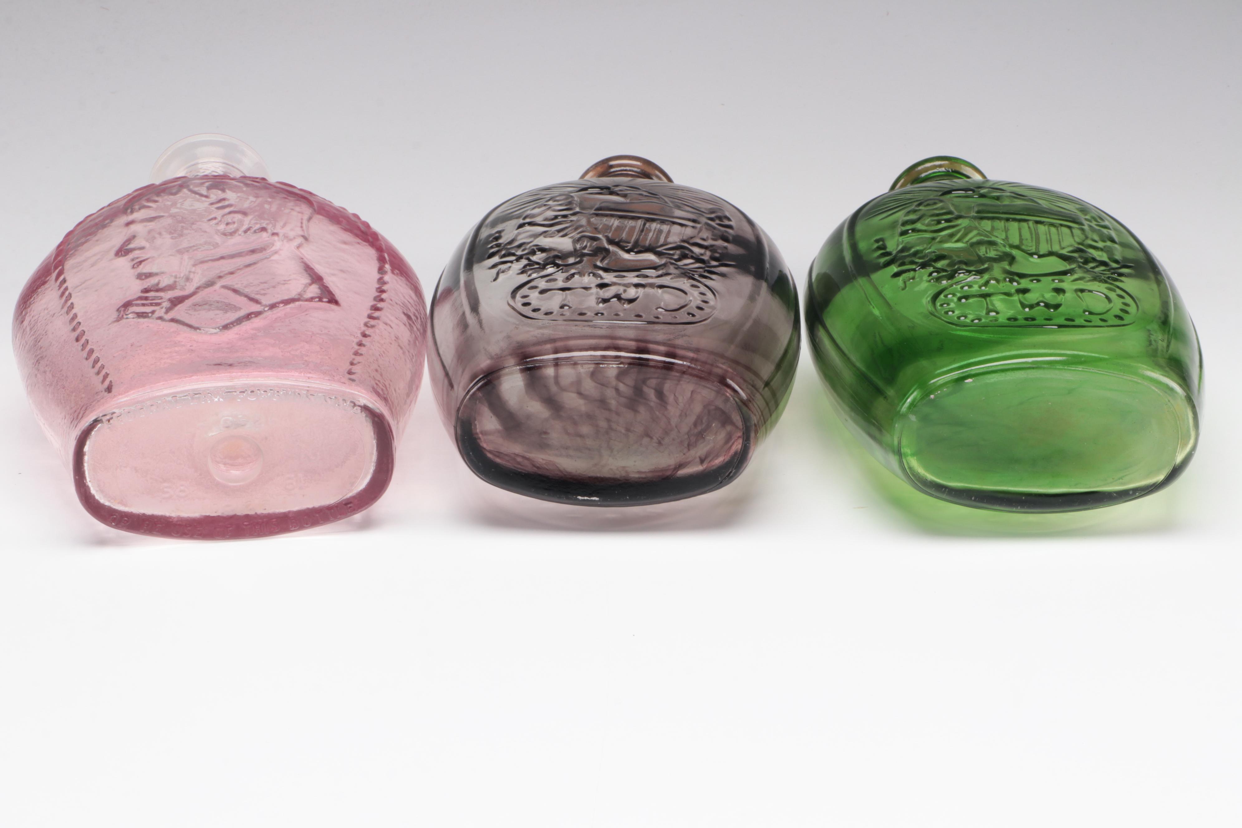 Lestoil and Other Patriotic Glass Bottles, Mid-20th Century