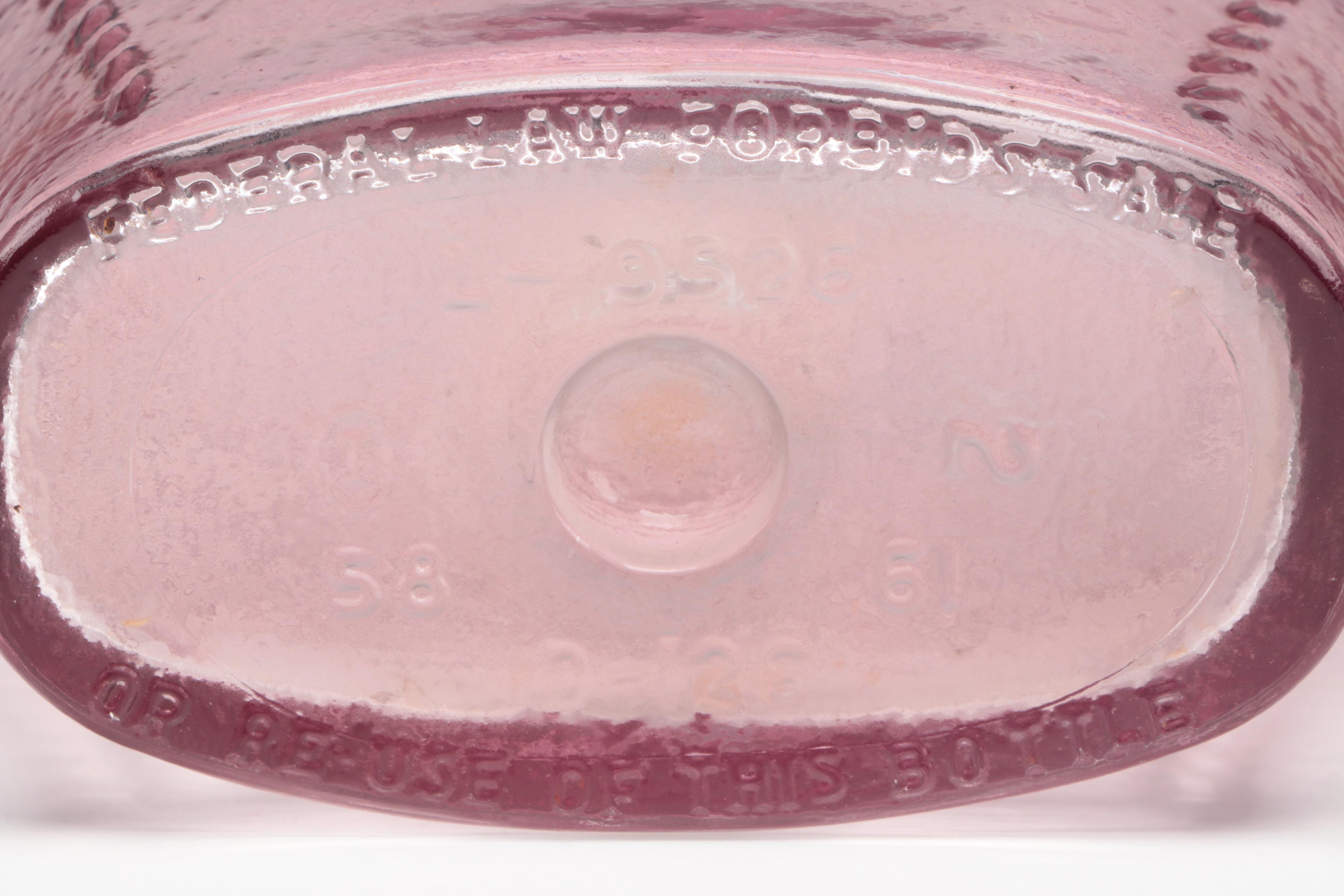 Lestoil and Other Patriotic Glass Bottles, Mid-20th Century