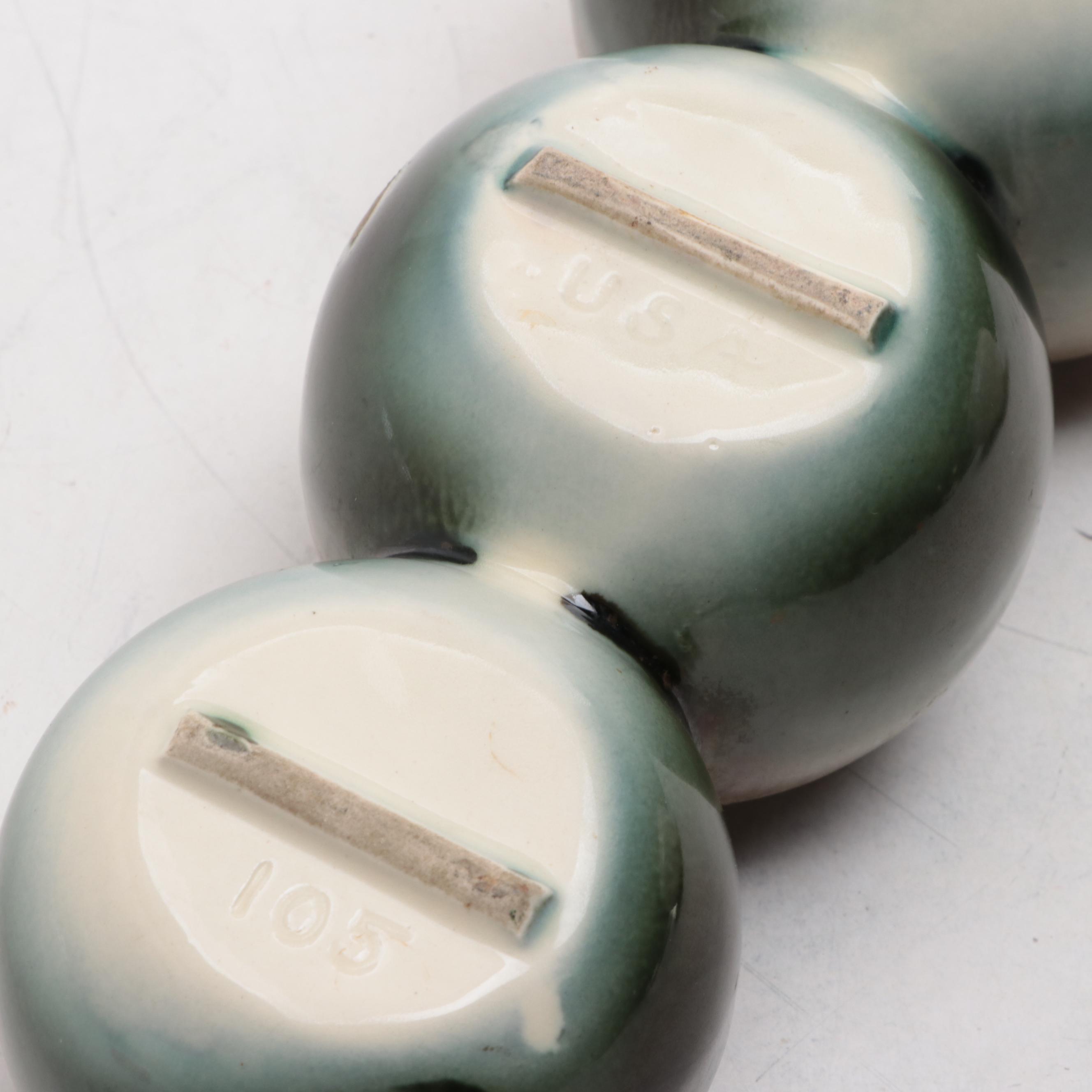 Hull Pottery Conjoined Bowls Other Ceramic Vase and Bowl