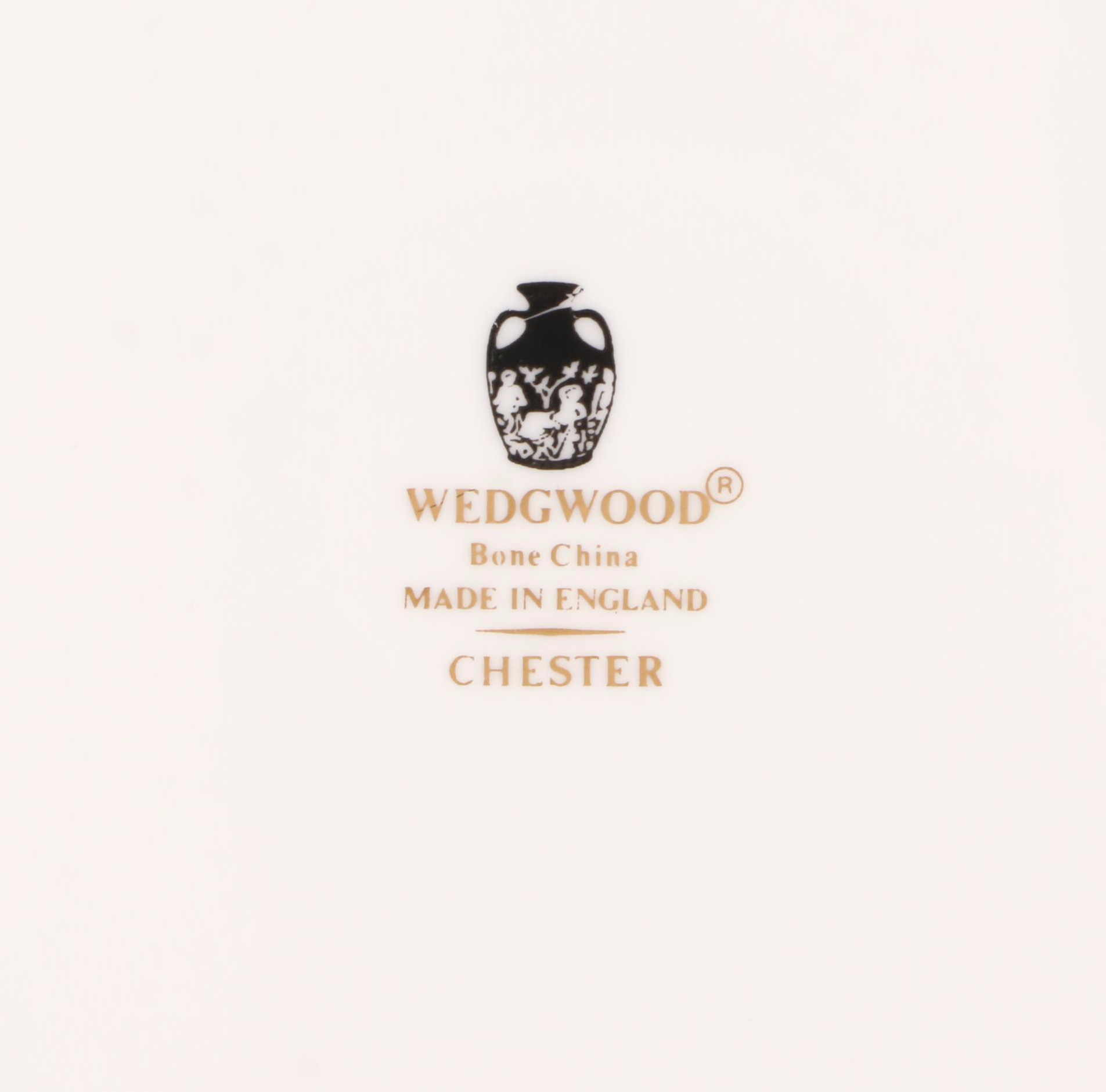 Wedgwood "Chester" Bone China Dinnerware and Serveware, 1971-1993