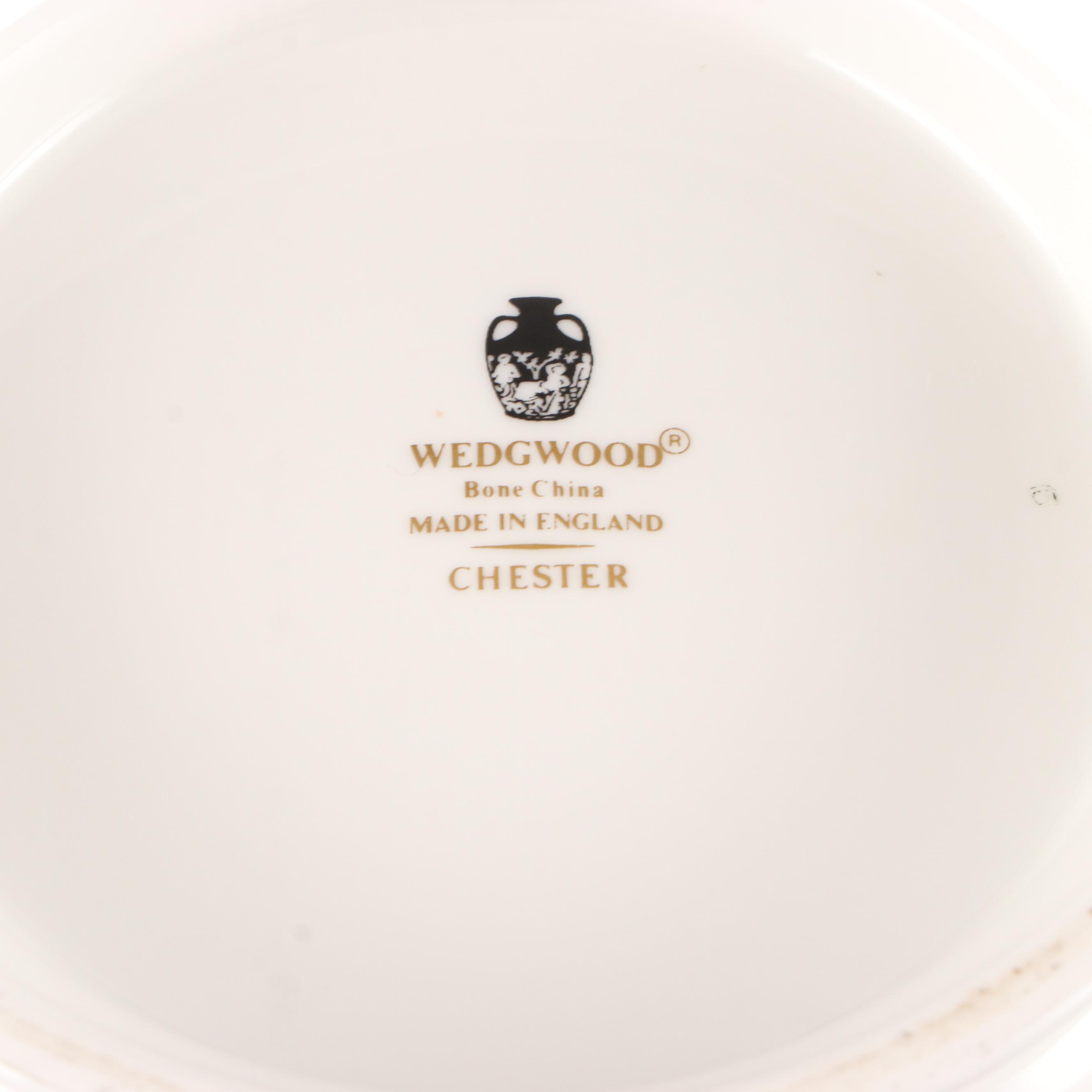 Wedgwood "Chester" Bone China Dinnerware and Serveware, 1971-1993