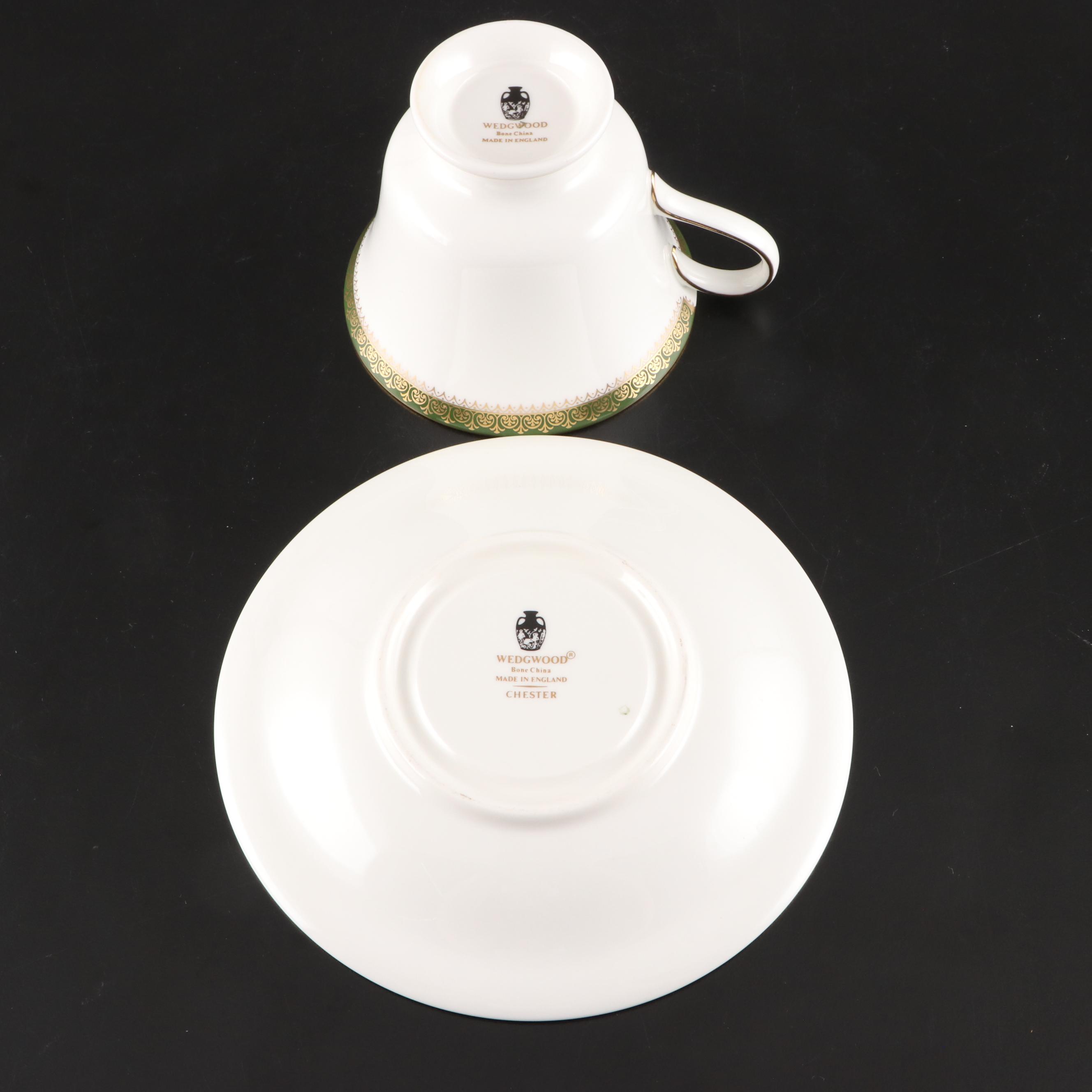 Wedgwood "Chester" Bone China Dinnerware and Serveware, 1971-1993
