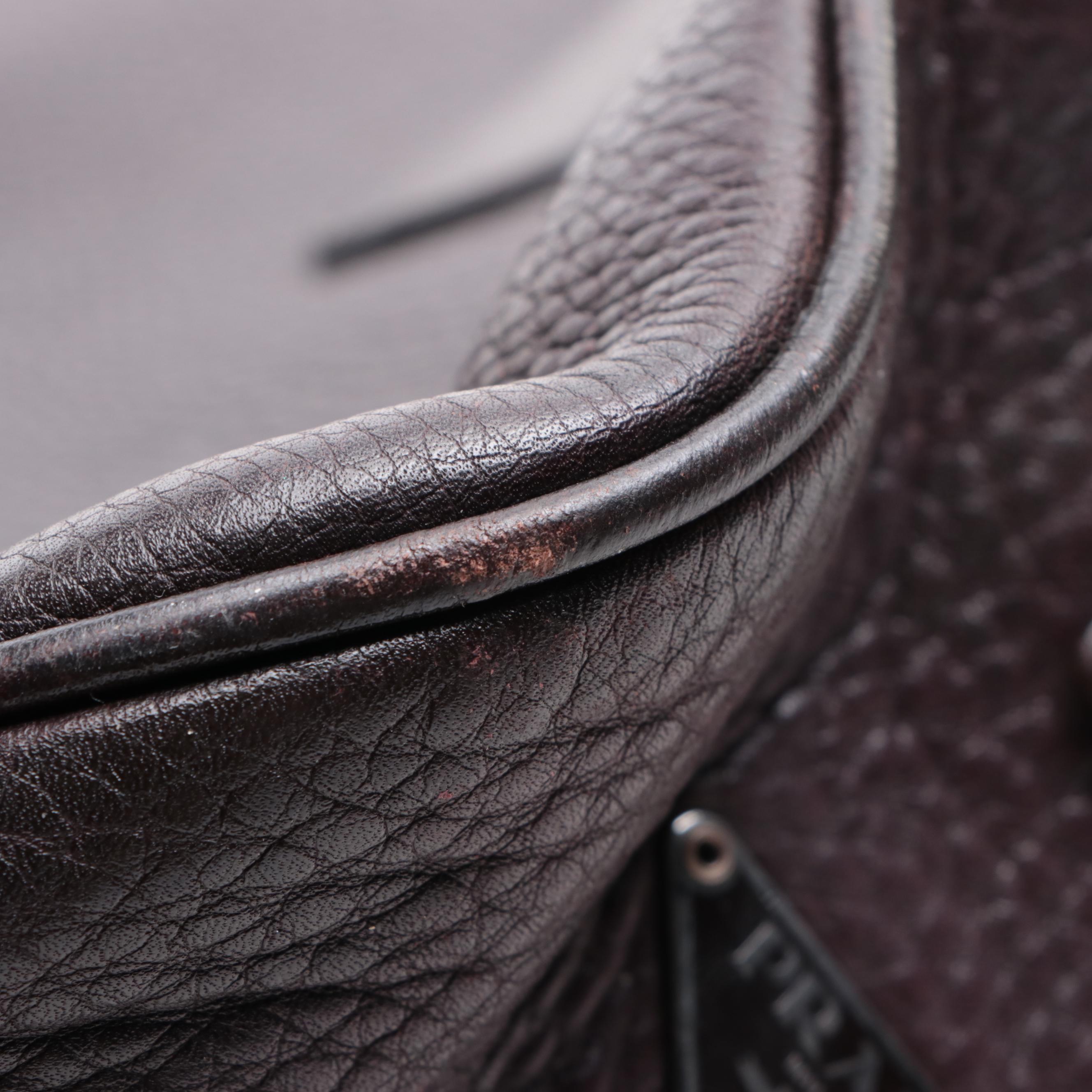 Prada Vitello Daino Leather Handbag