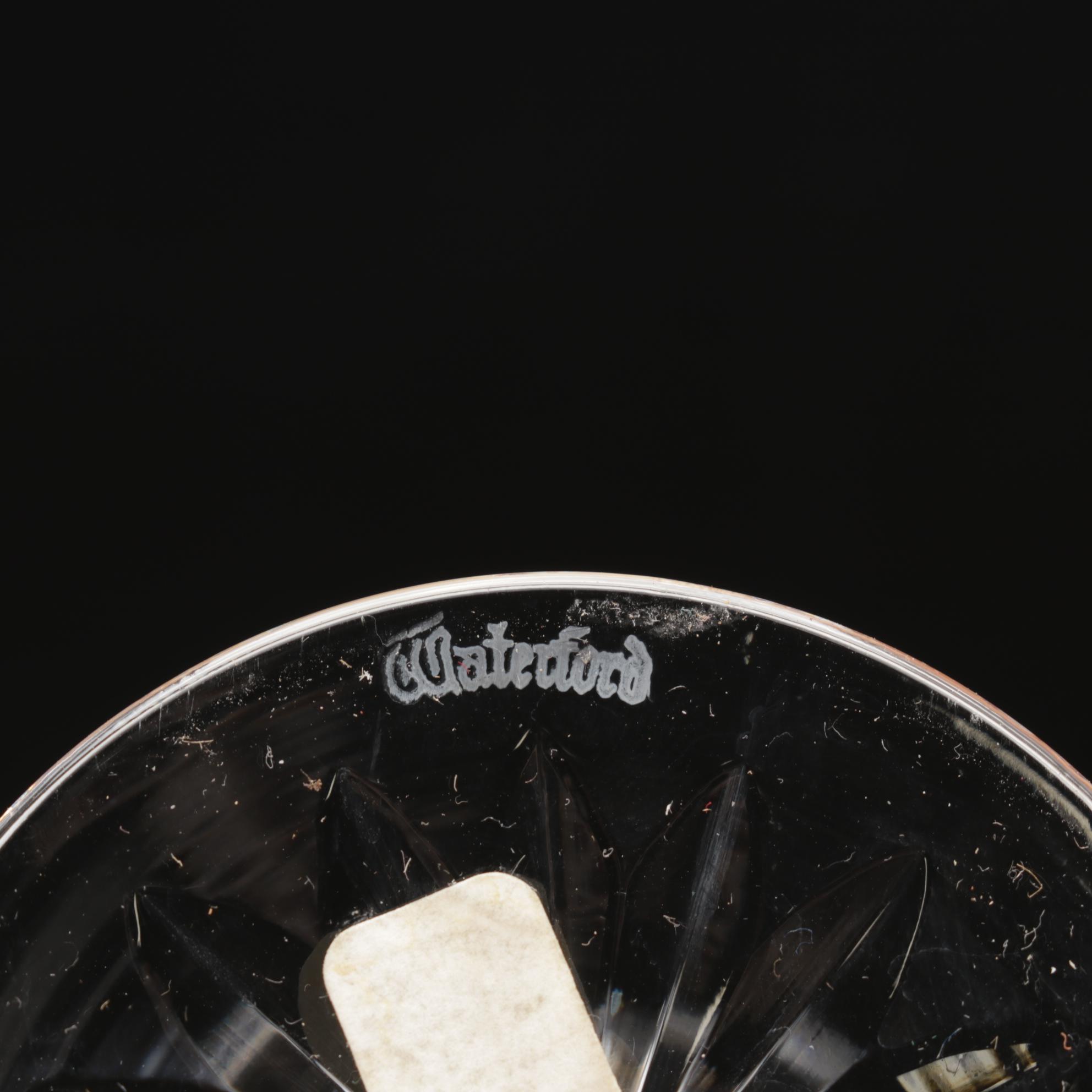 Waterford Crystal "Lismore" Hock Wine Glasses, Mid to Late 20th Century