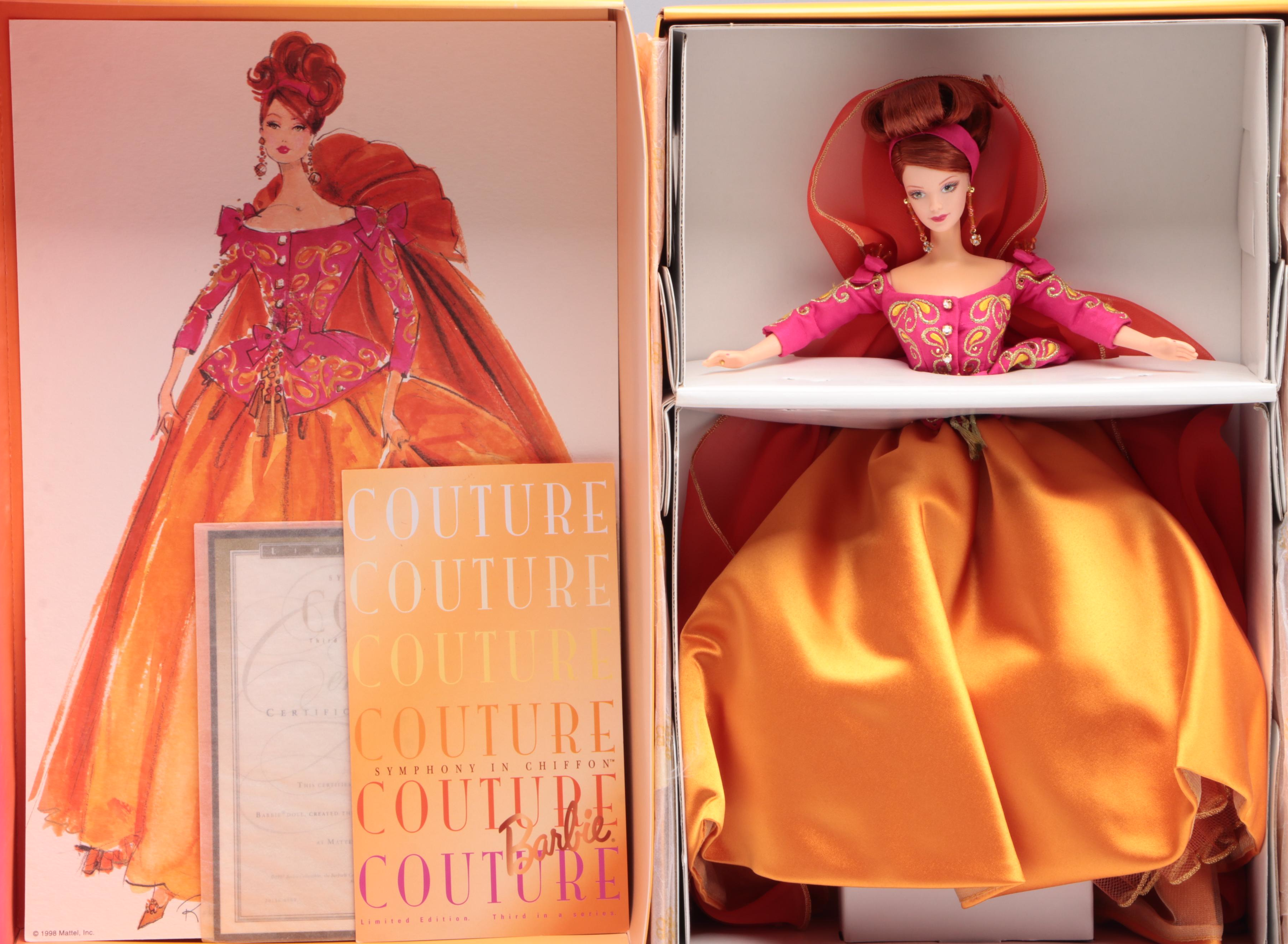 Bob Mackie and Oscar de la Renta Collector Barbie Dolls