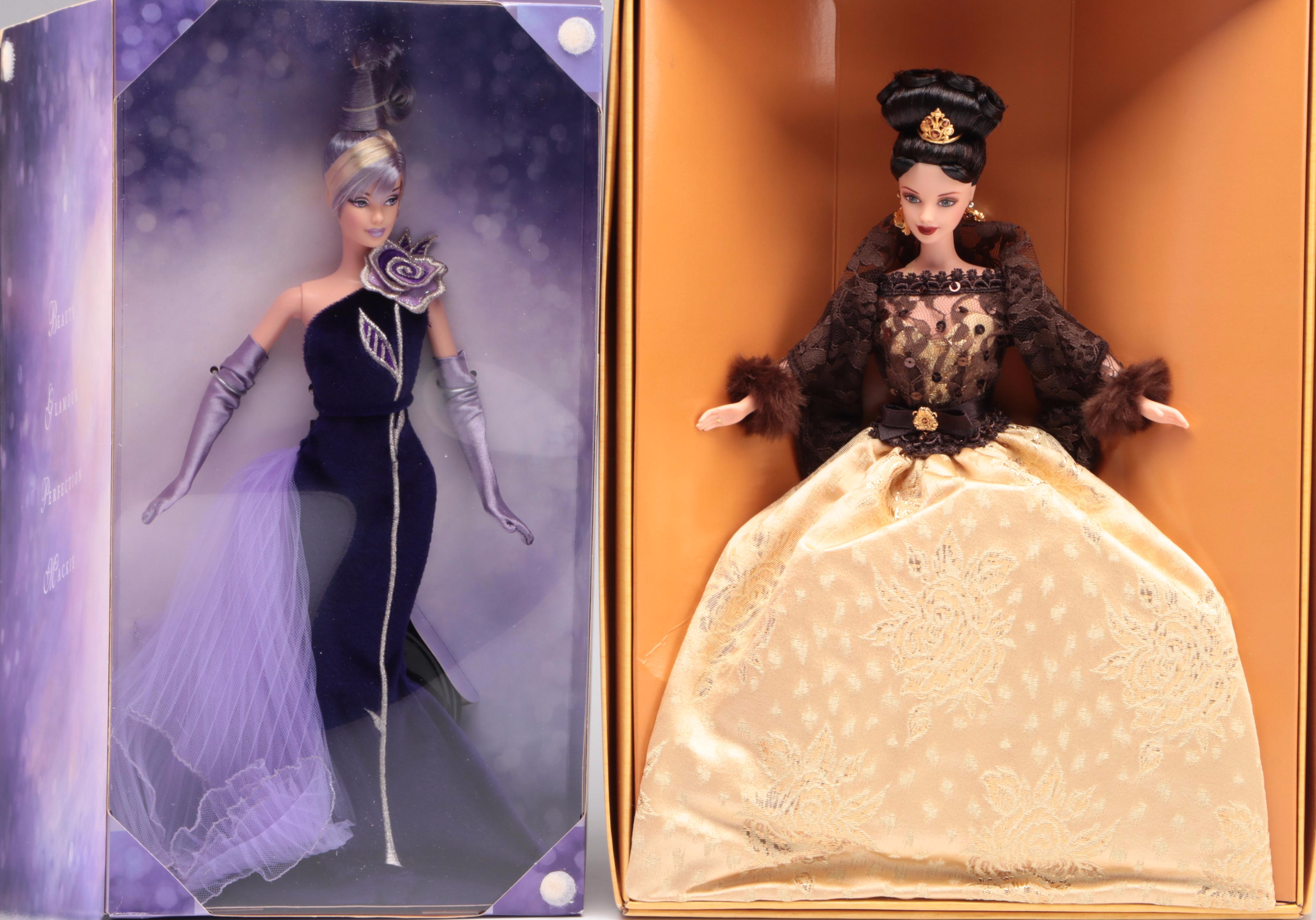 Bob Mackie and Oscar de la Renta Collector Barbie Dolls