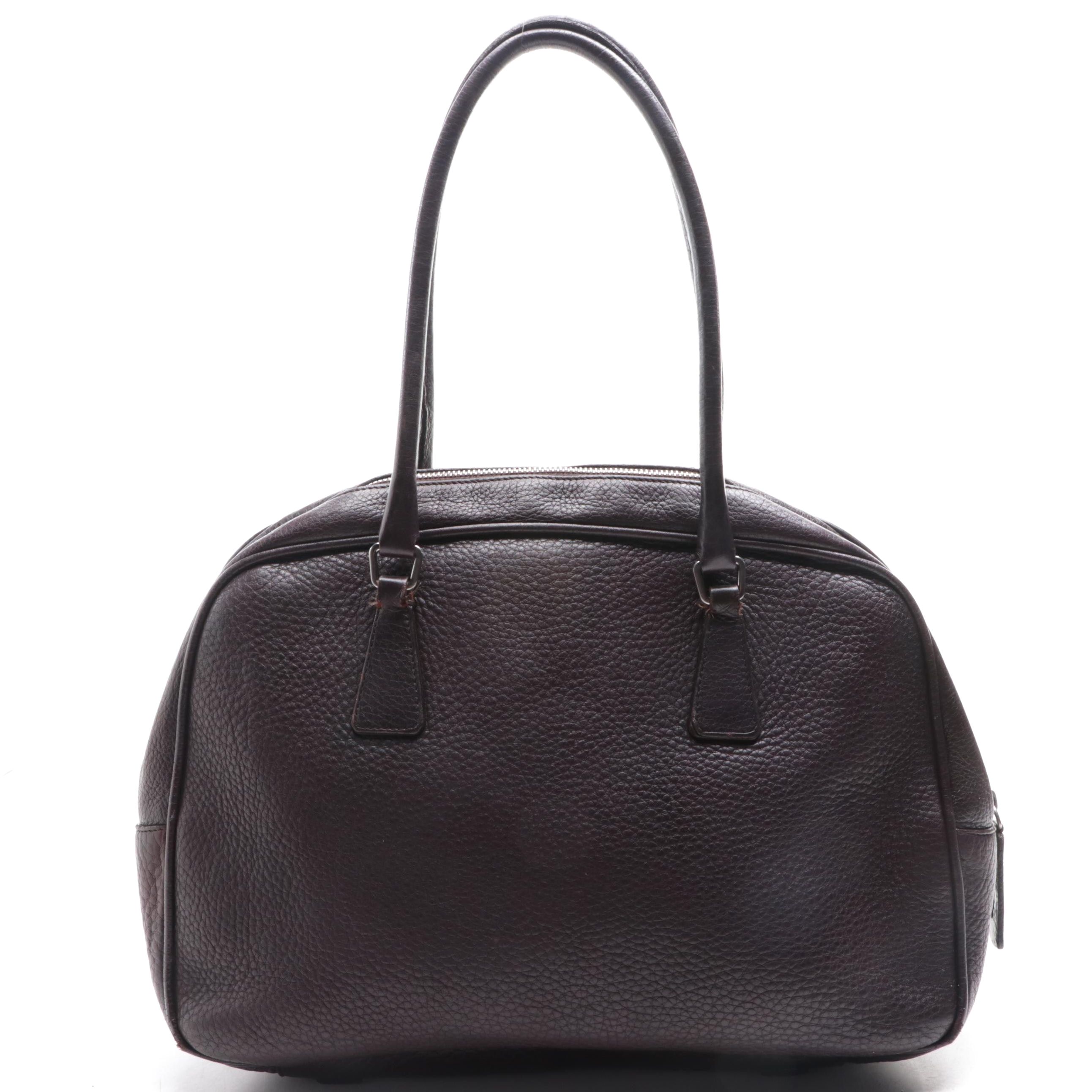 Prada Vitello Daino Leather Handbag