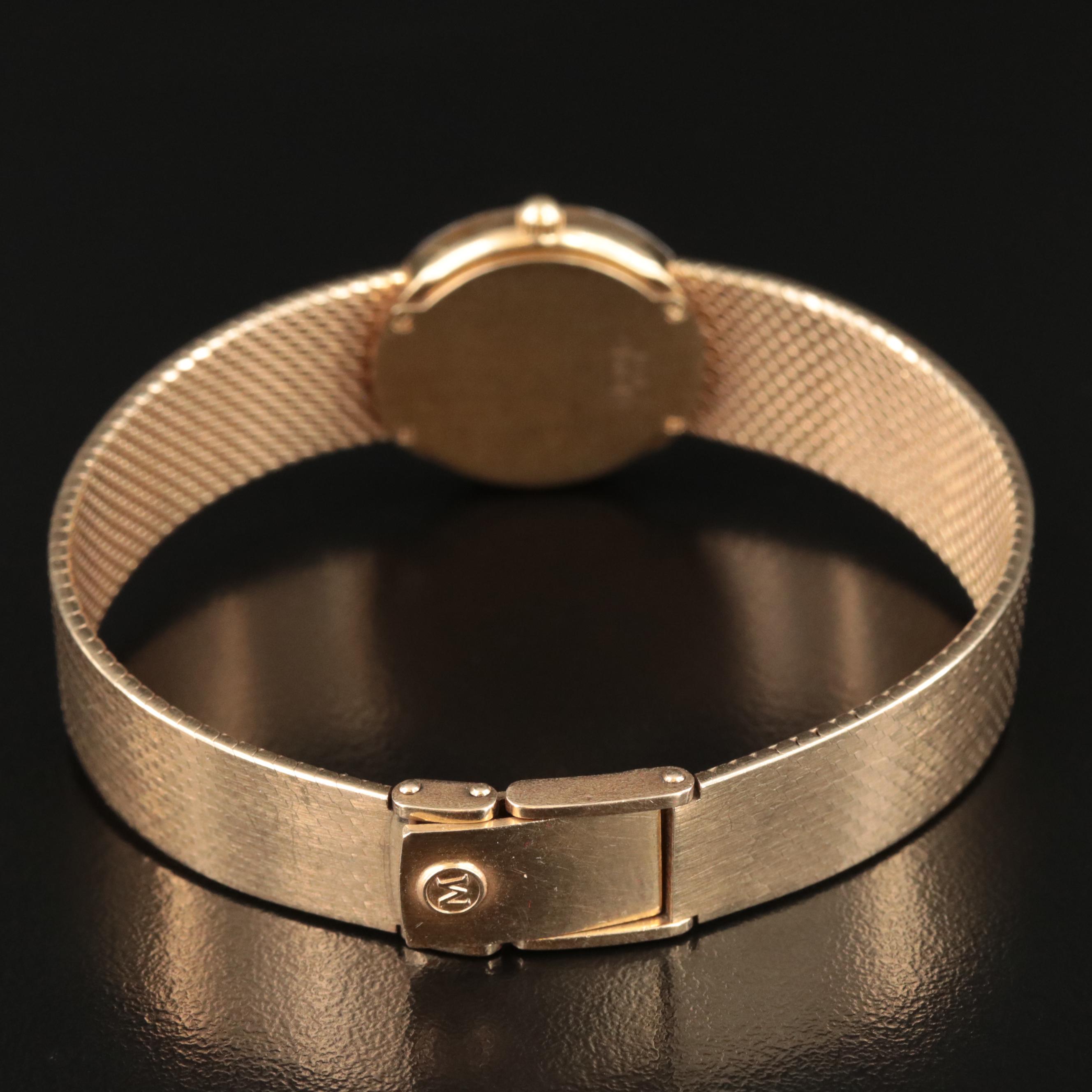 14K Movado Museum Swiss Quartz Watch