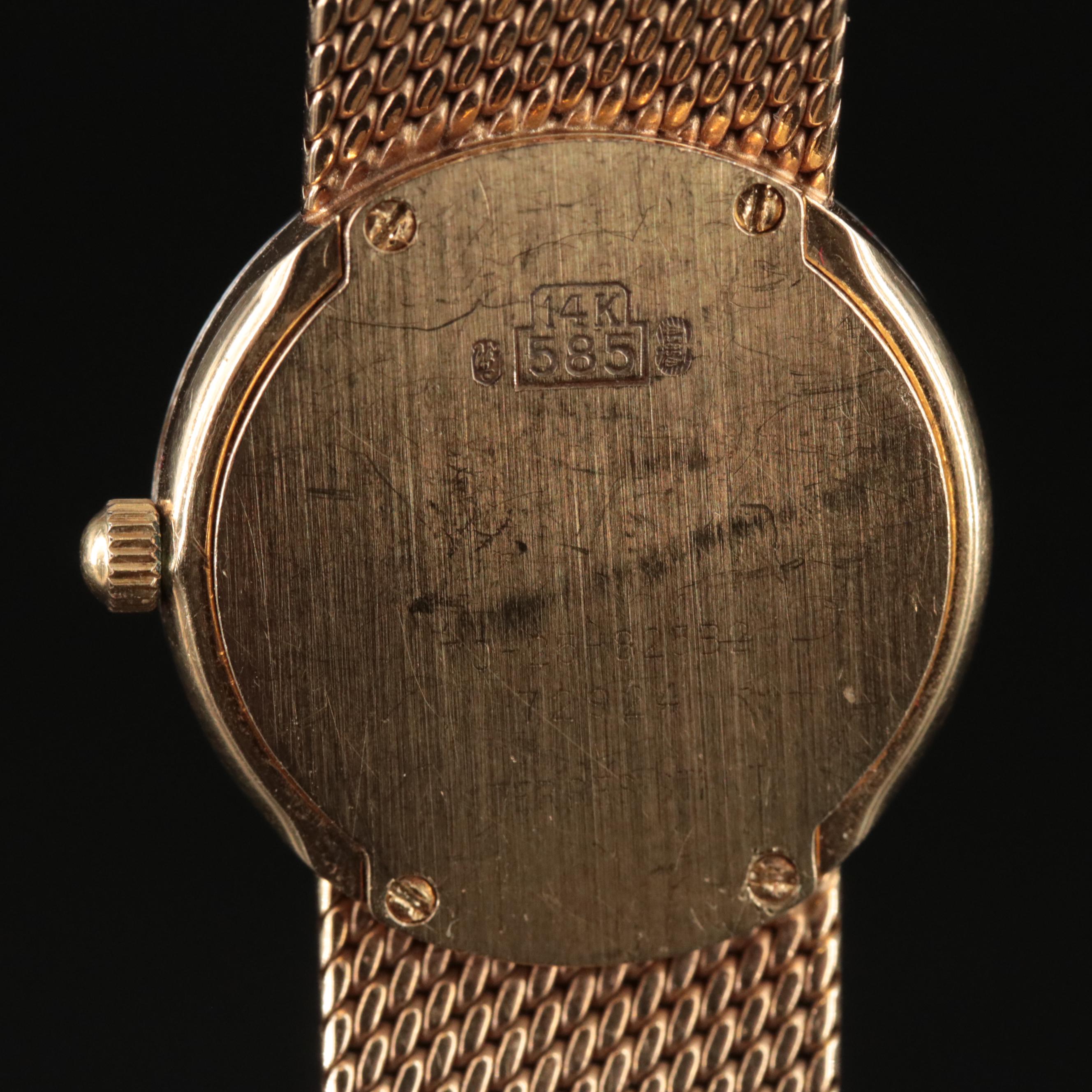 14K Movado Museum Swiss Quartz Watch