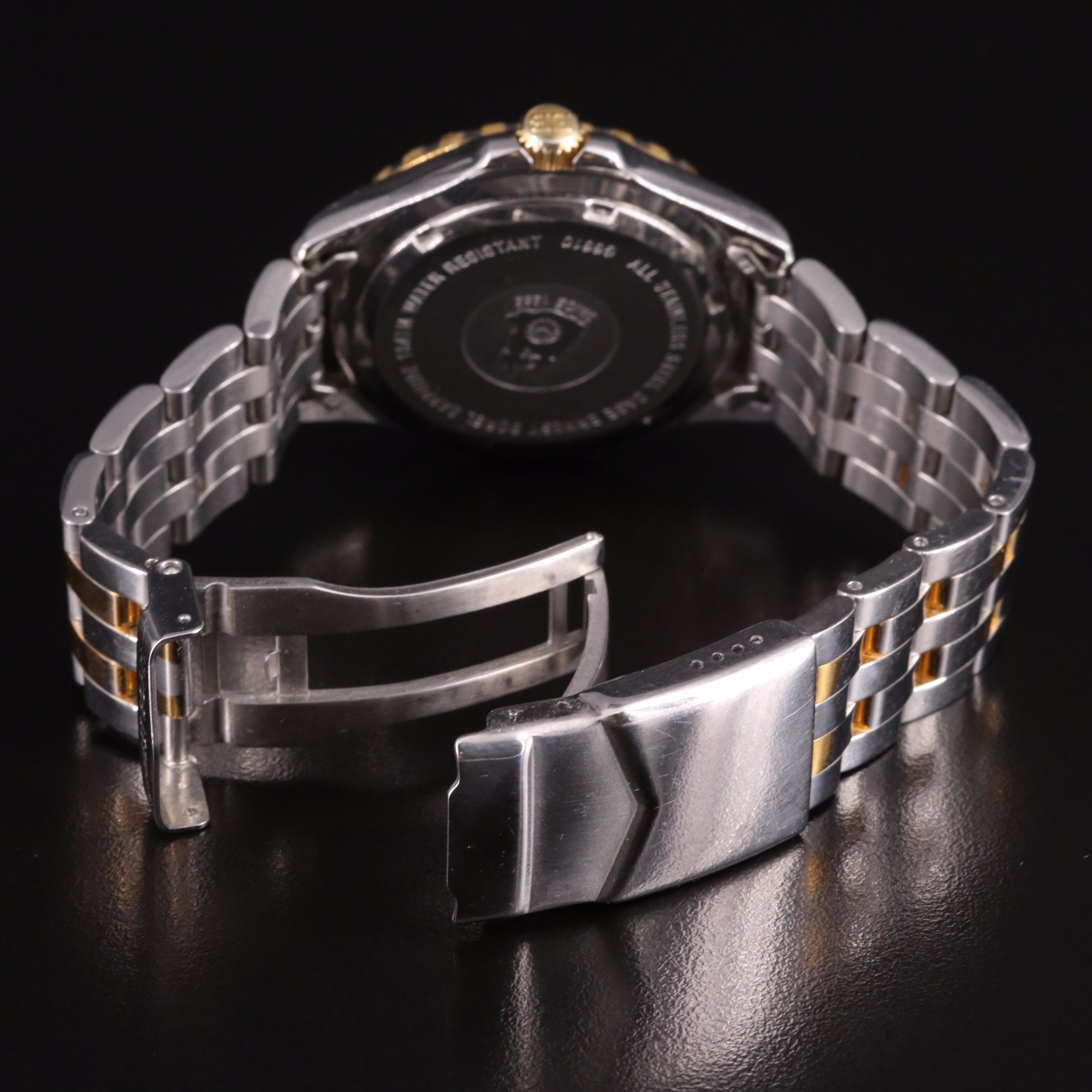 Ernest Borel Deep Blue Two-Tone 100m Automatic Watch