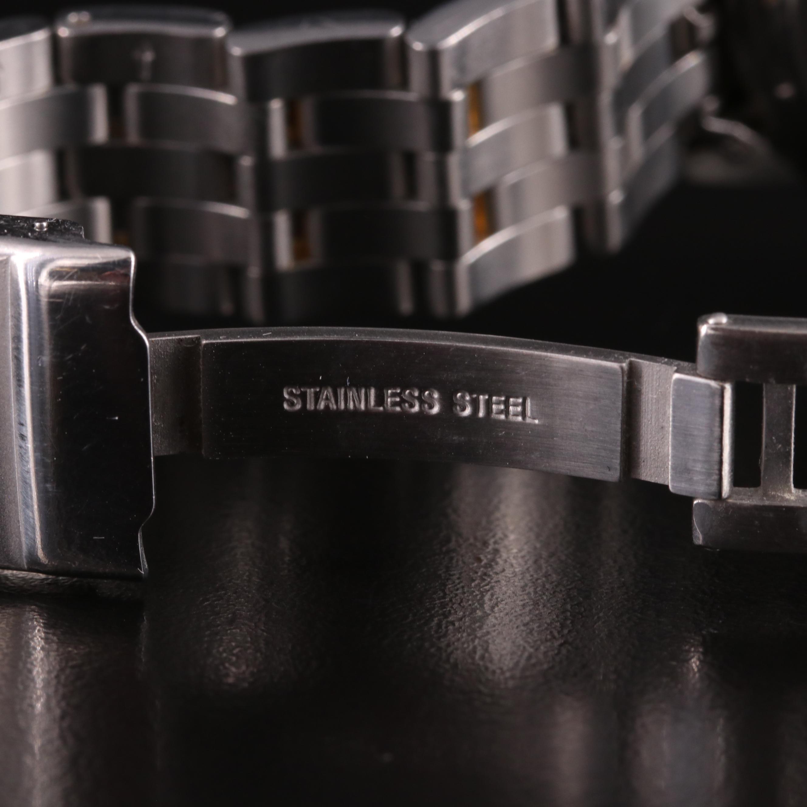 Ernest Borel Deep Blue Two-Tone 100m Automatic Watch