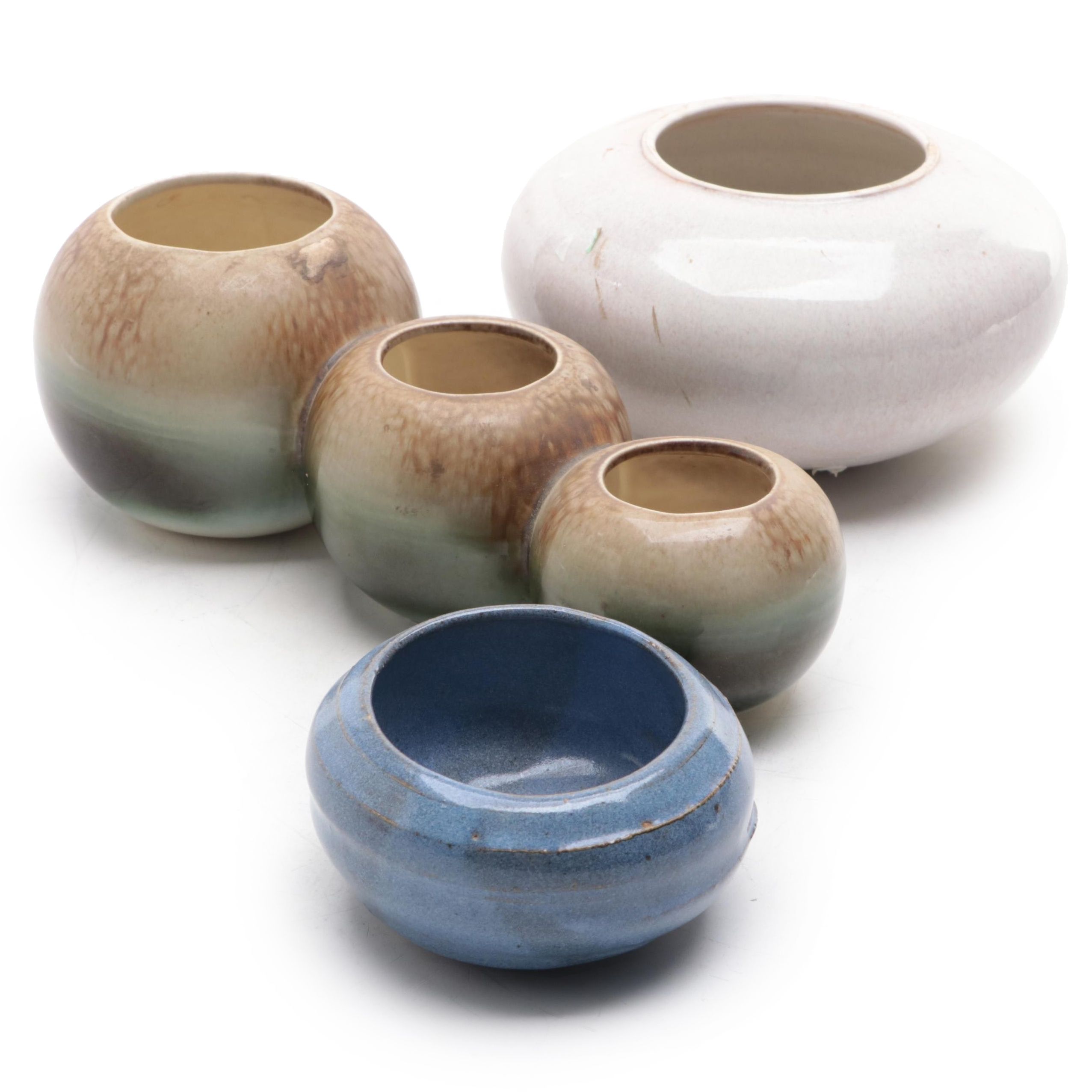Hull Pottery Conjoined Bowls Other Ceramic Vase and Bowl