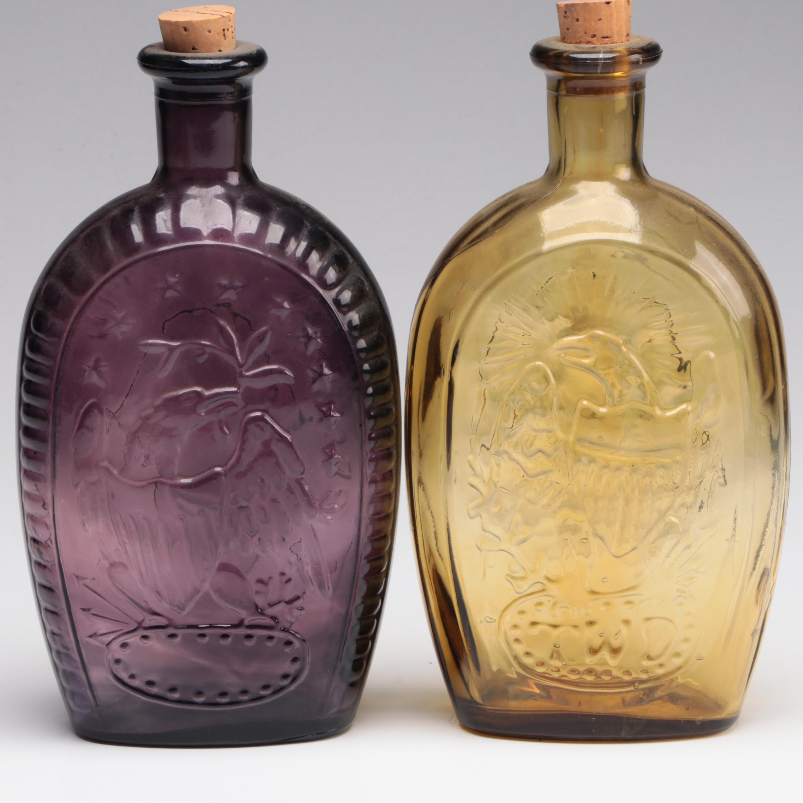 Lestoil and Other Patriotic Glass Bottles, Mid to Late 20th Century