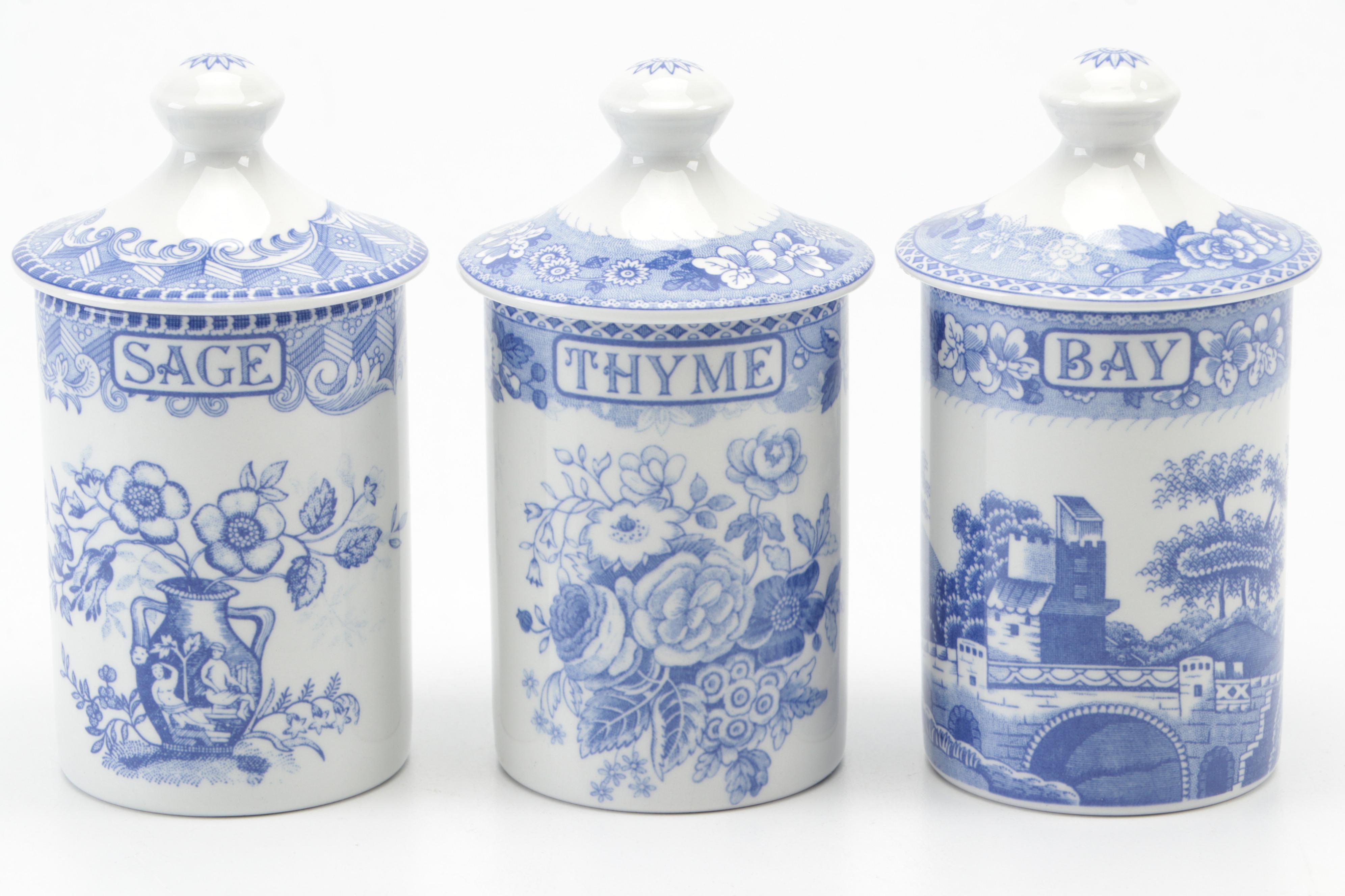 Spode The Blue Room Collection Tableware and Canister Set