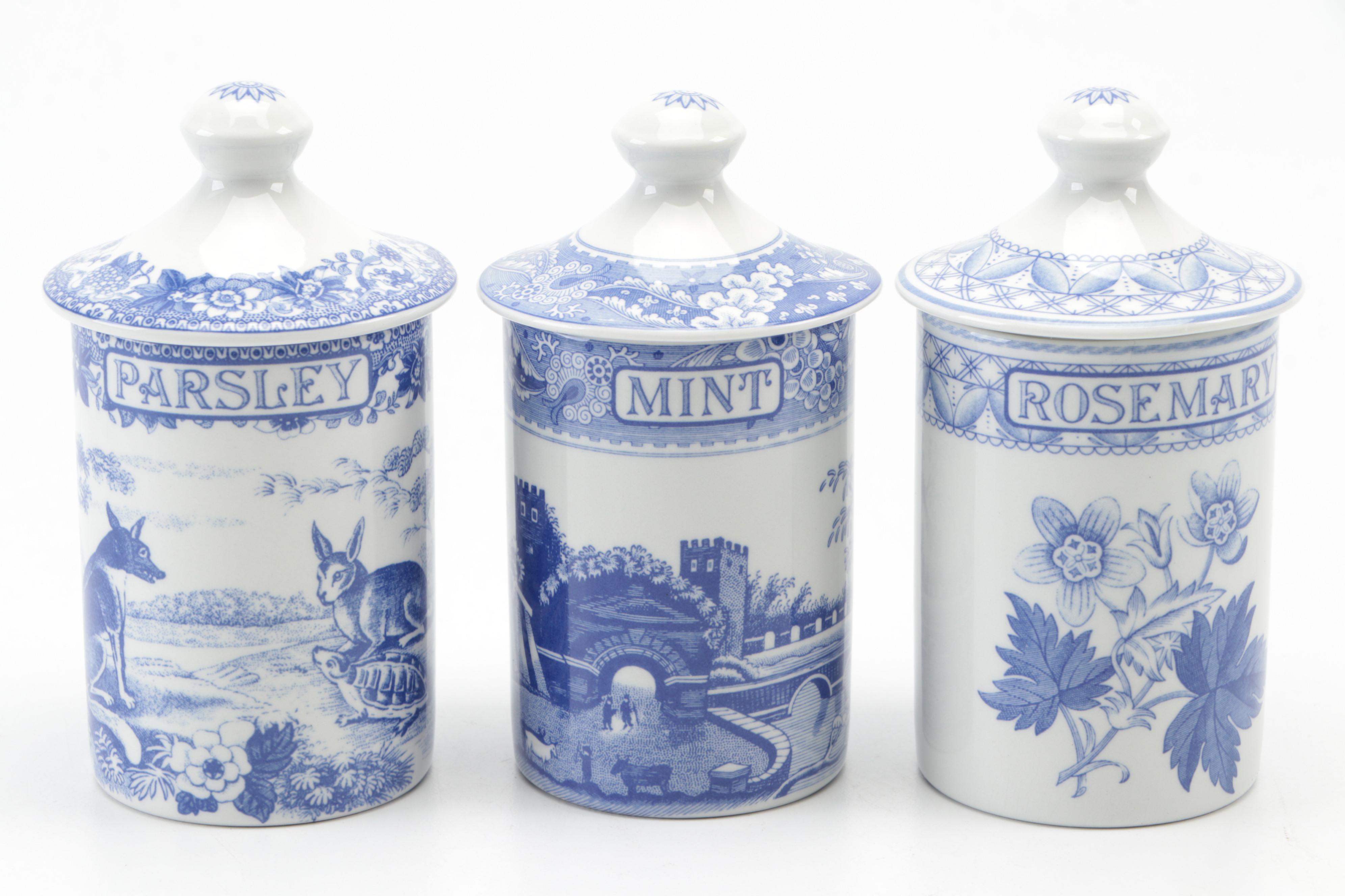 Spode The Blue Room Collection Tableware and Canister Set