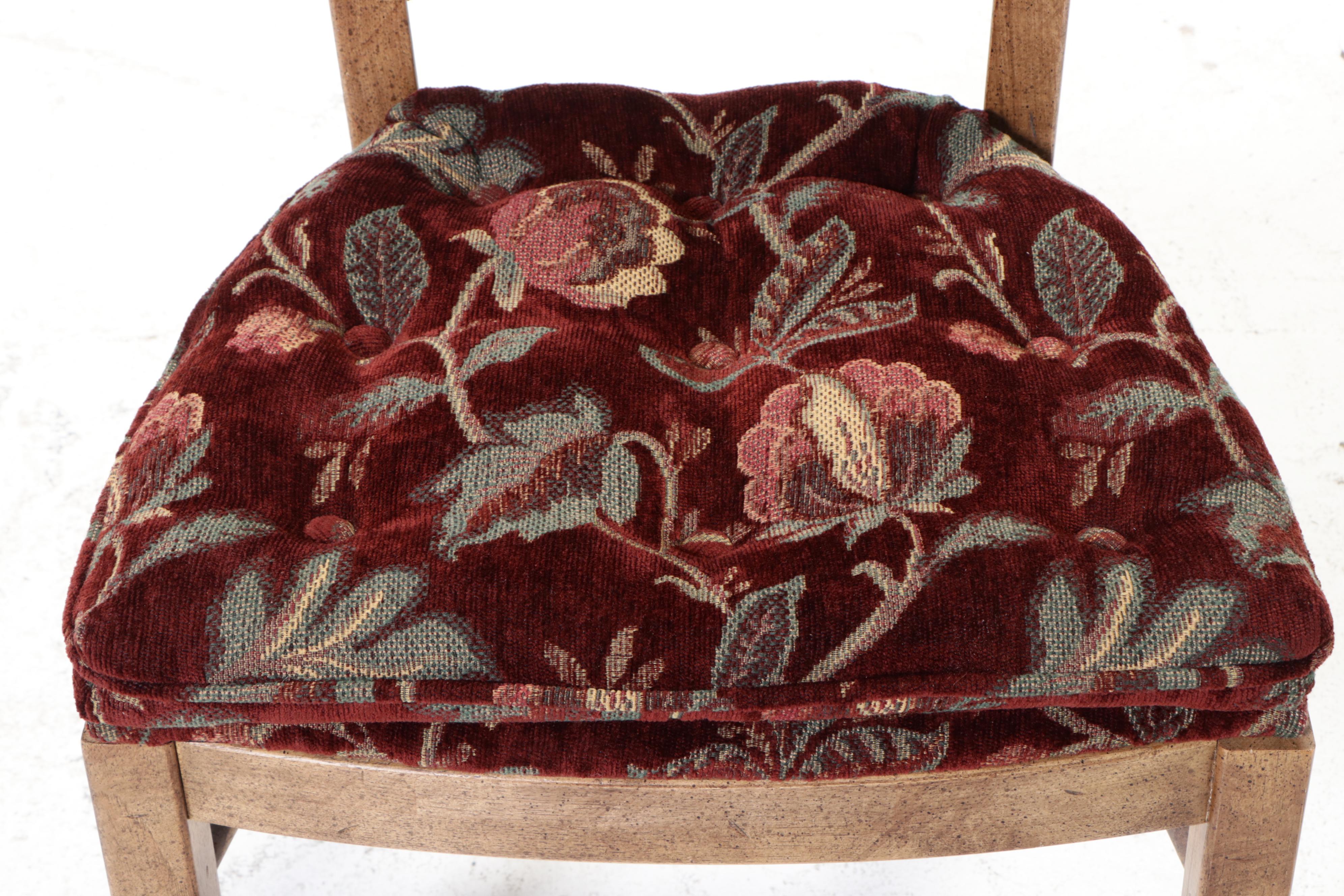 Drexel Pecan Desk with Side Chair