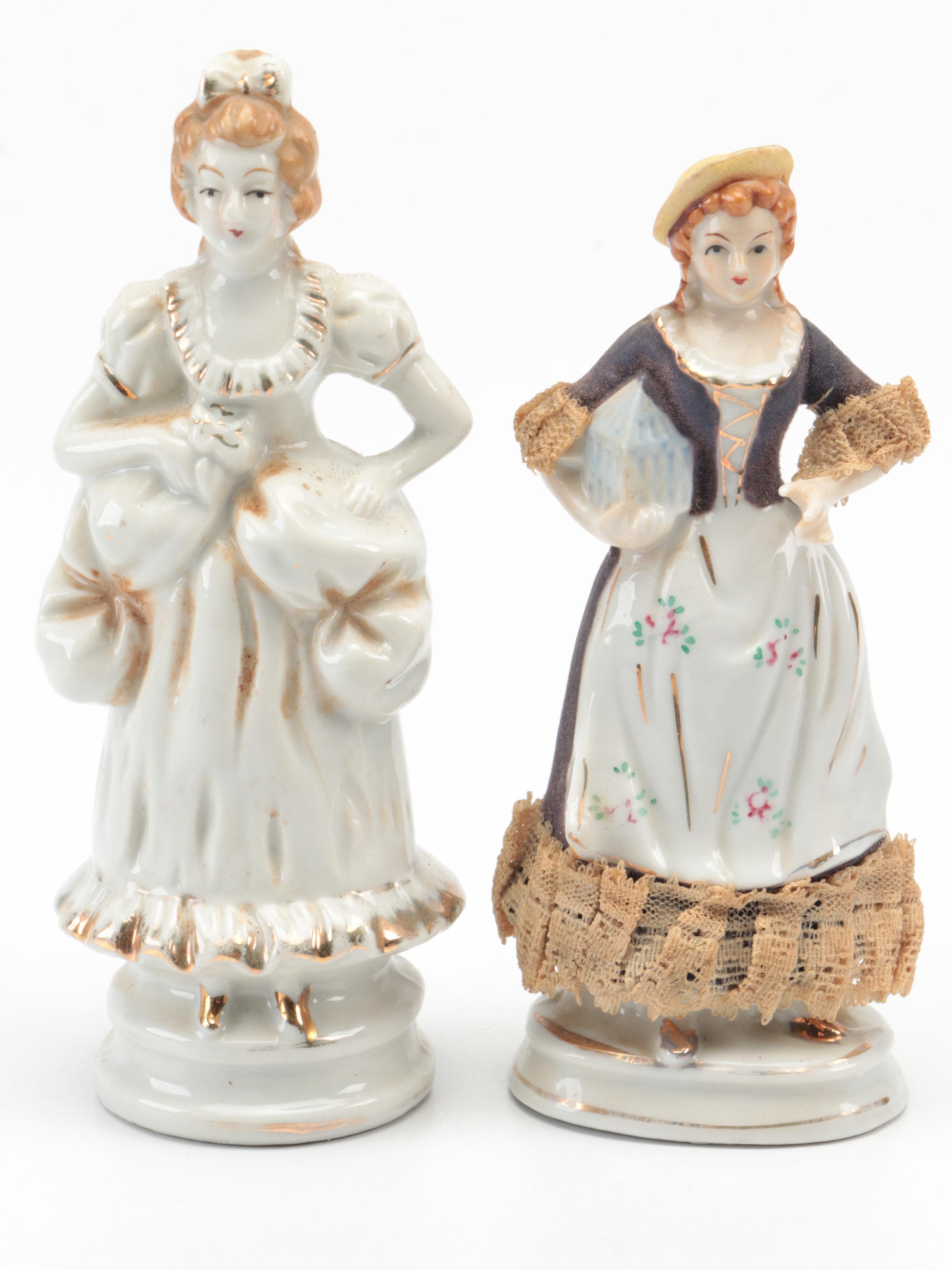 Occupied Japan Porcelain and Other Ceramic Figurines