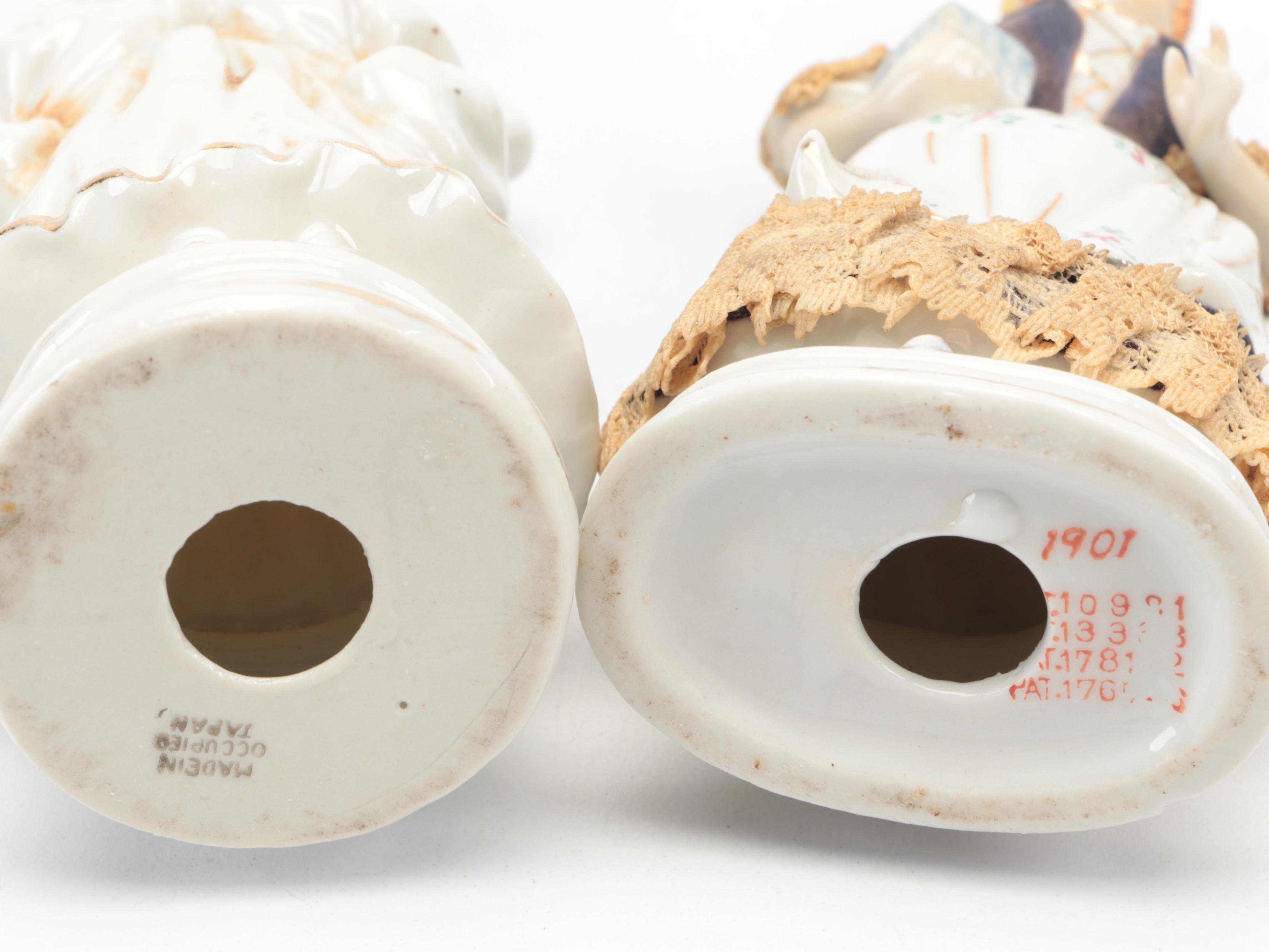 Occupied Japan Porcelain and Other Ceramic Figurines