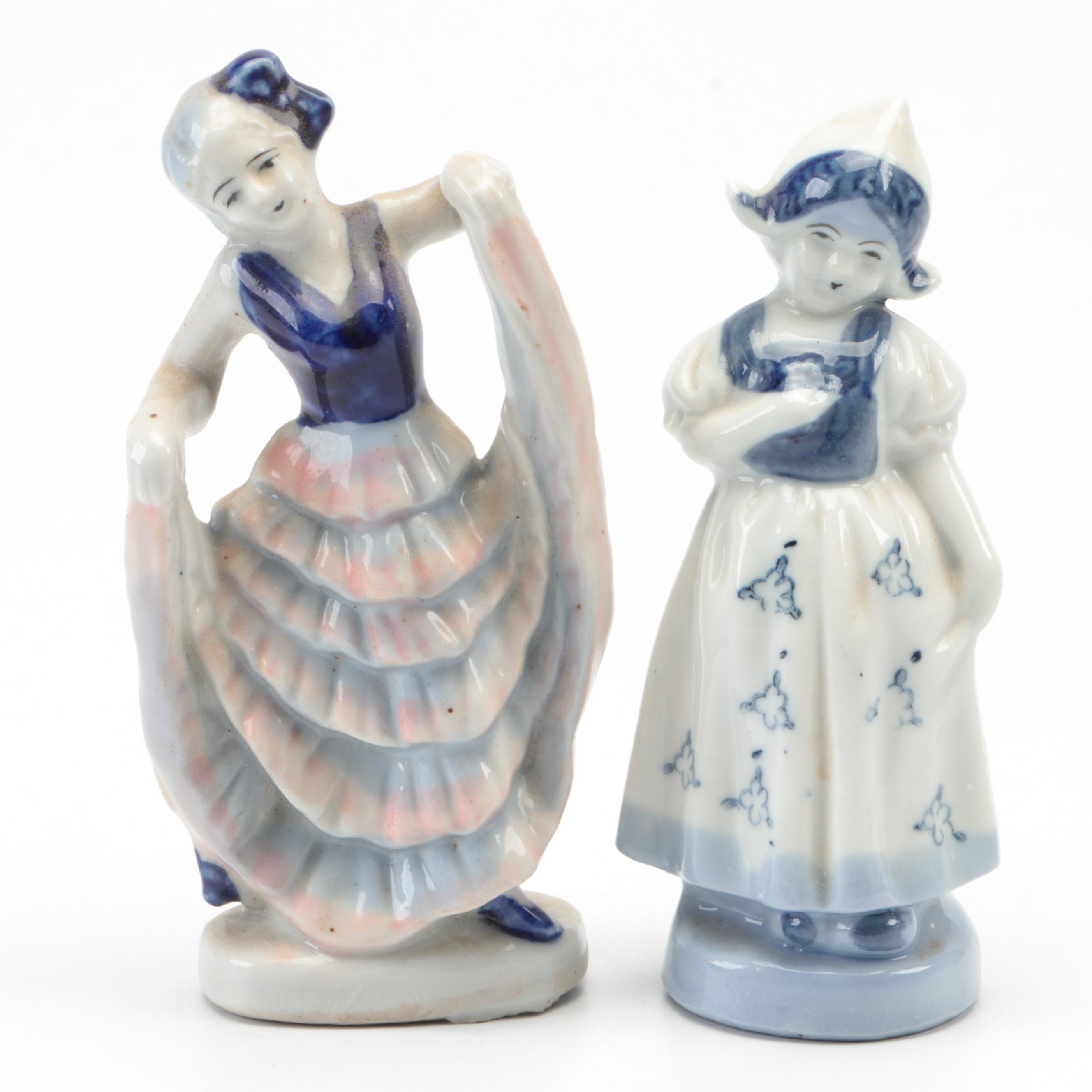 Occupied Japan Porcelain and Other Ceramic Figurines